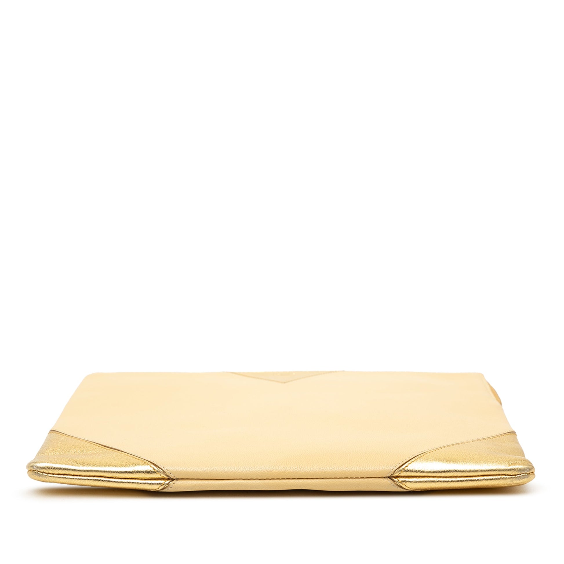 Celine Bicolor Lambskin Coeur Clutch