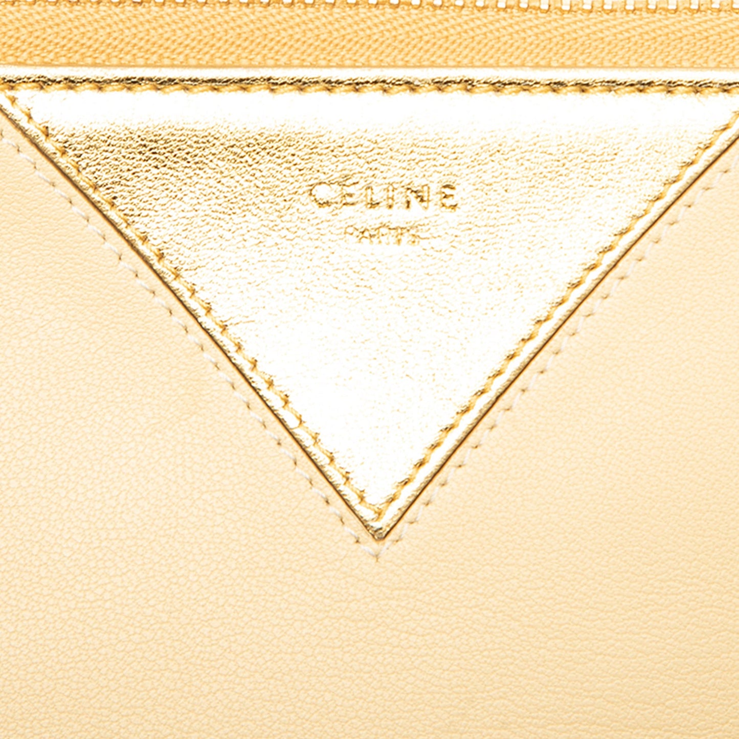 Celine Bicolor Lambskin Coeur Clutch