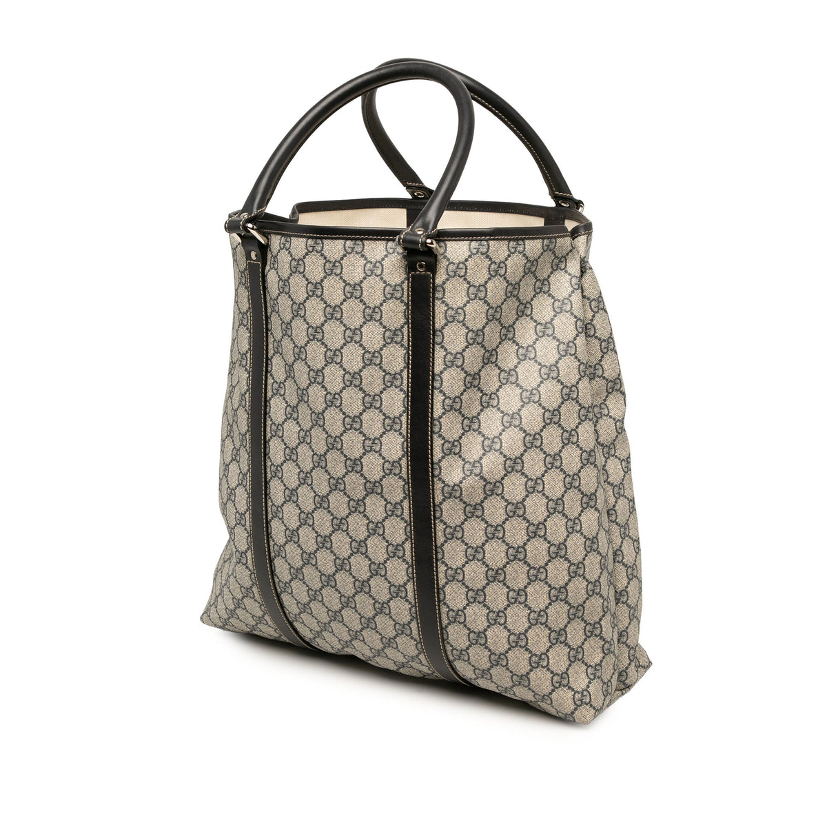 Gucci GG Supreme Joy Vertical Tote — Beige
