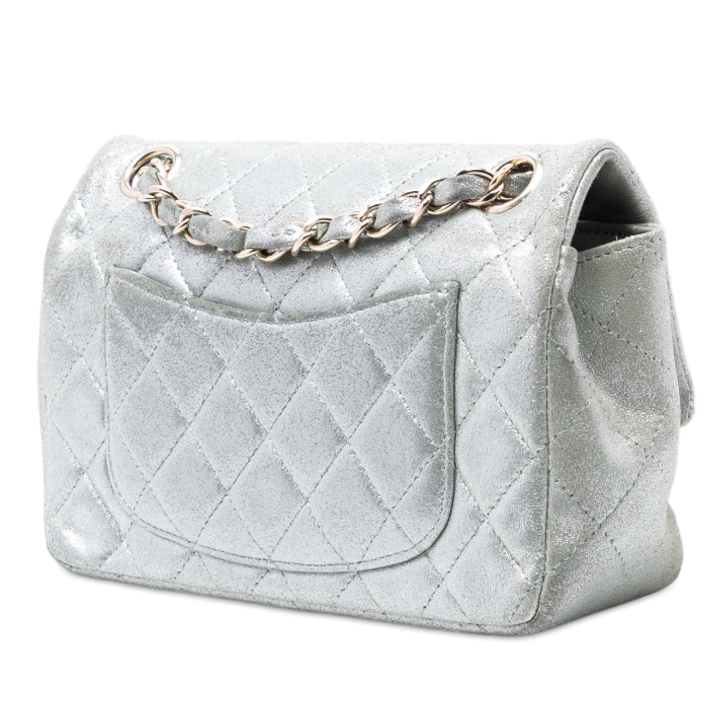 Chanel Mini Rectangular Classic Iridescent Lambskin Single Flap