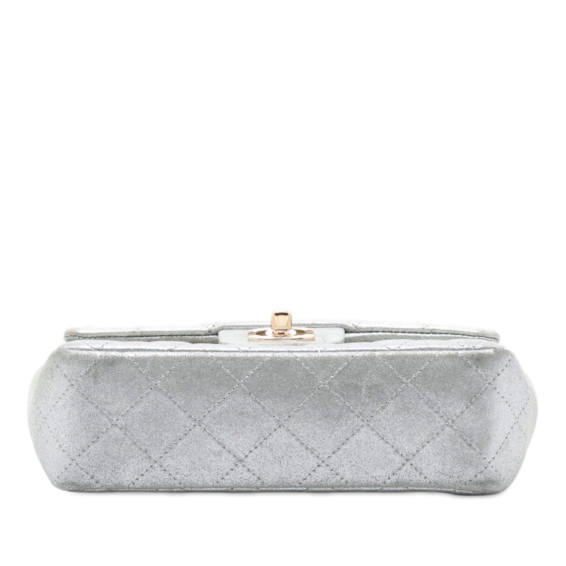 Chanel Mini Rectangular Classic Iridescent Lambskin Single Flap