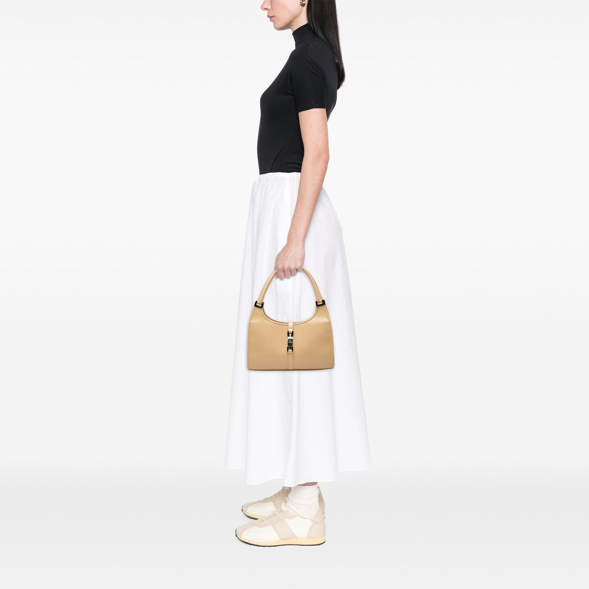 Gucci Calfskin Jackie Bardot Handbag