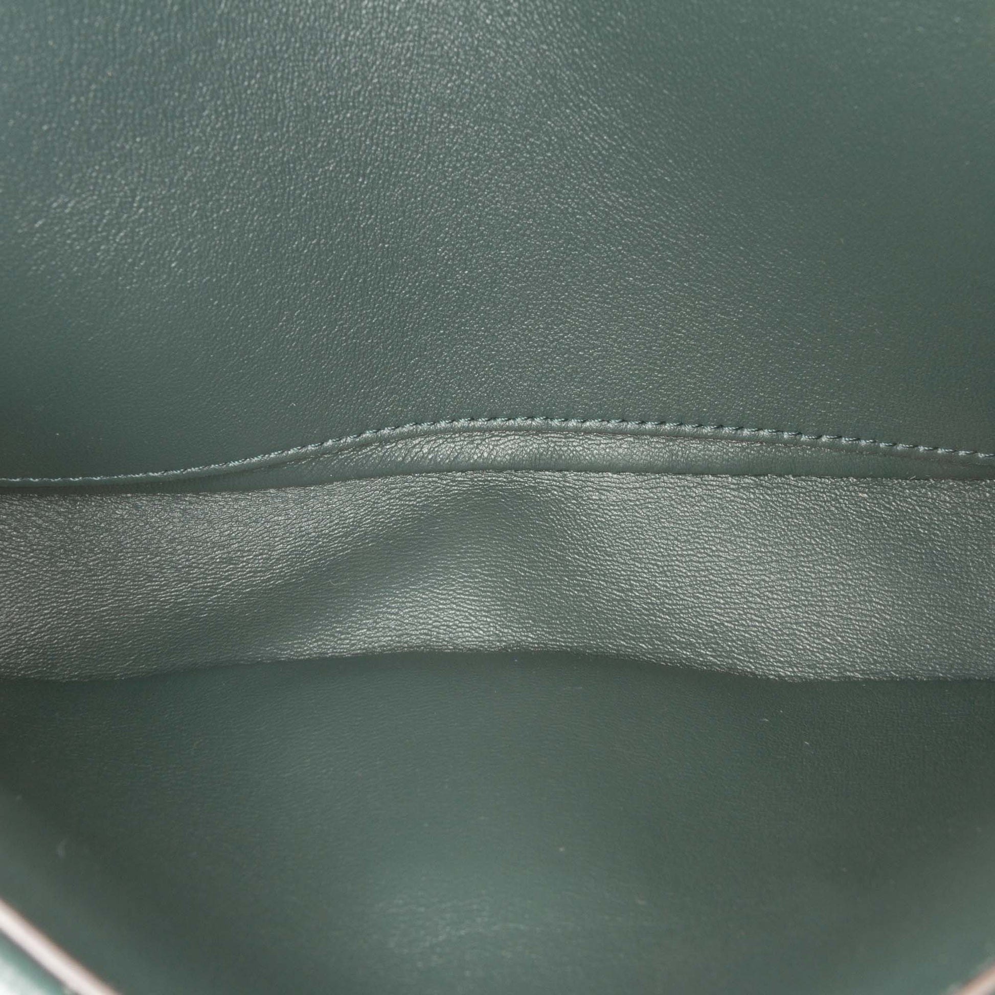 Celine Shearling Triomphe Chain Shoulder Bag