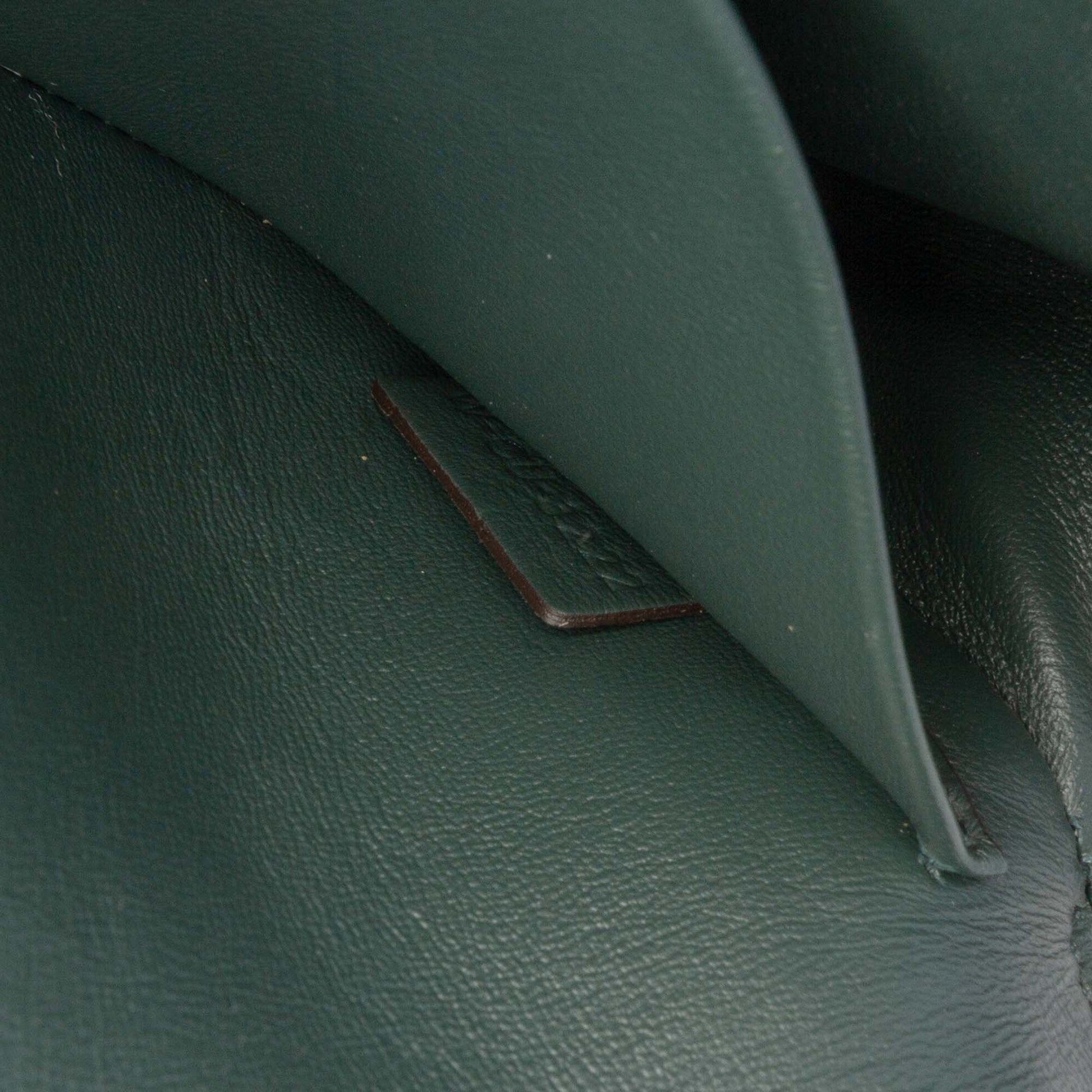 Celine Shearling Triomphe Chain Shoulder Bag