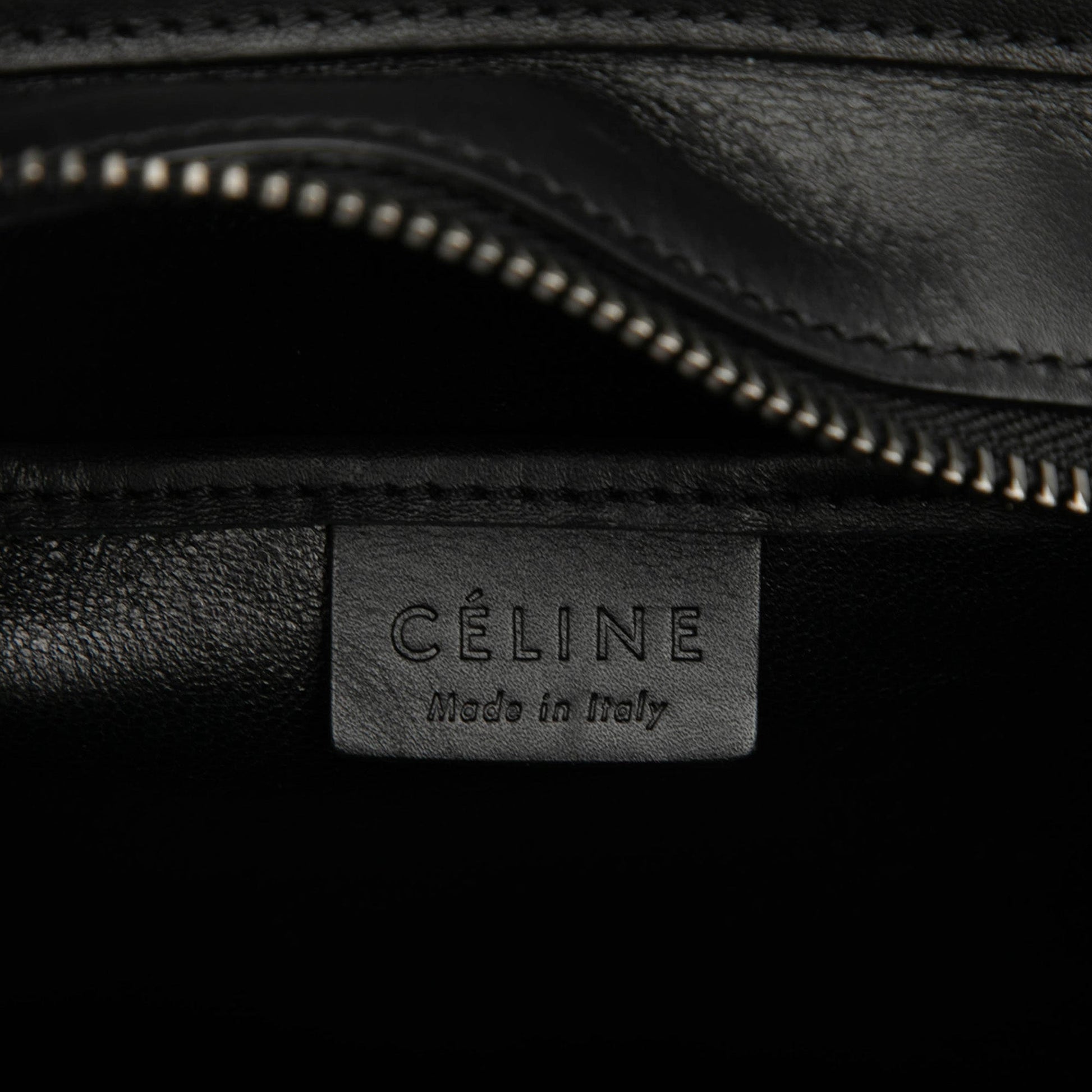 Celine Nano Tricolor Nubuck and Drummed Calfskin Luggage Tote