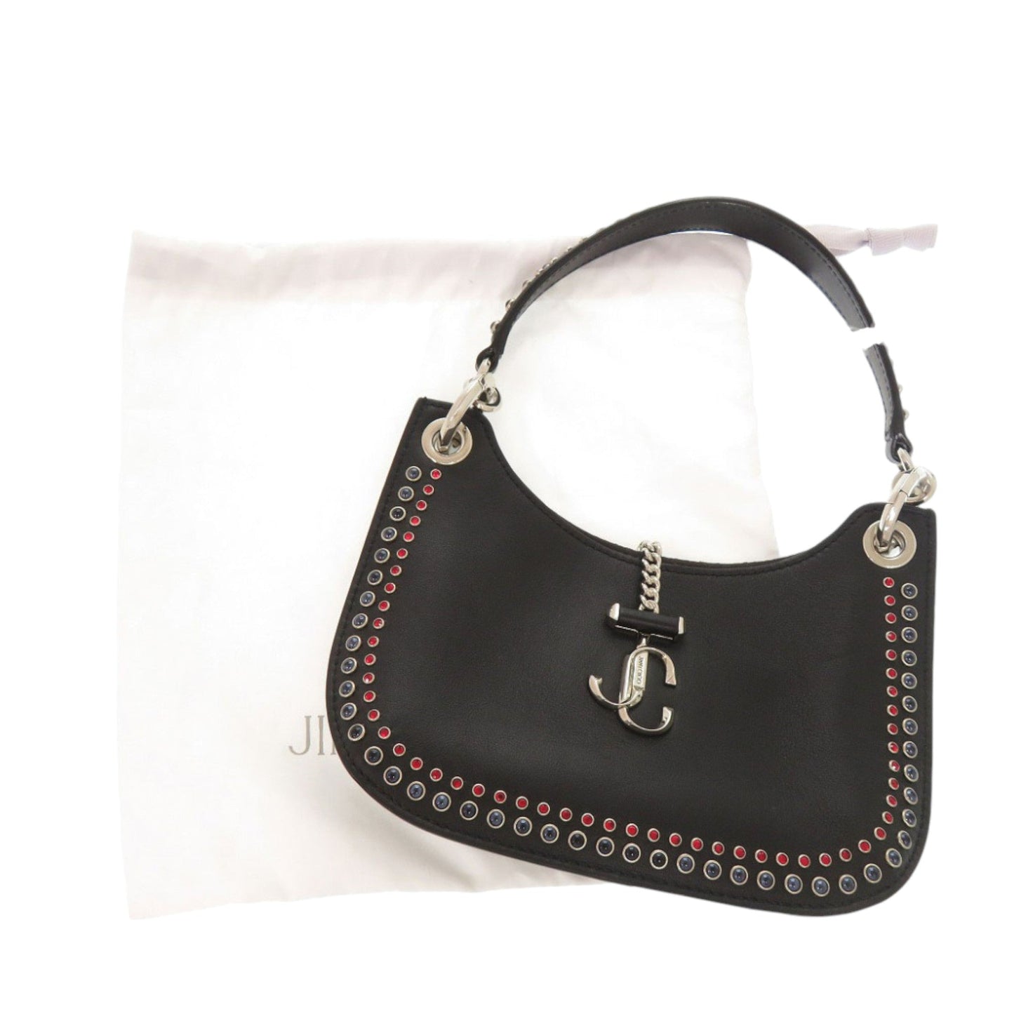 Jimmy Choo Studded Leather Varenne Hobo