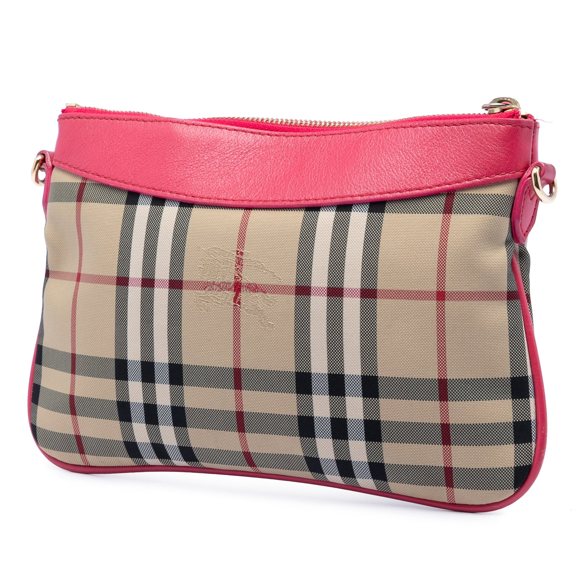 Burberry Haymarket Check Nylon Peyton Crossbody