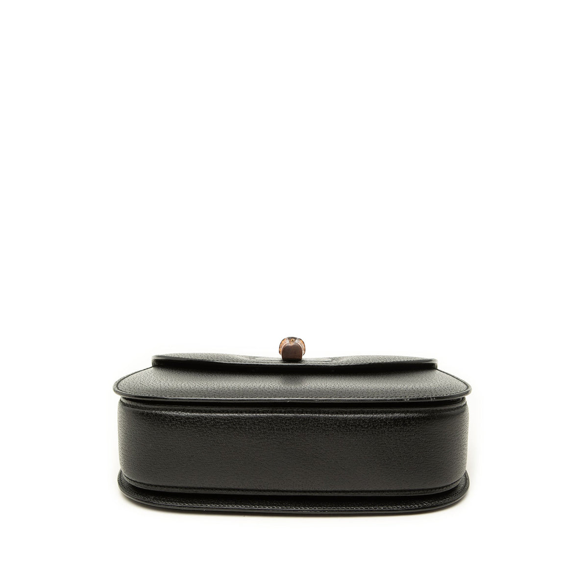 Gucci Grained Calfskin Bamboo Night — Black