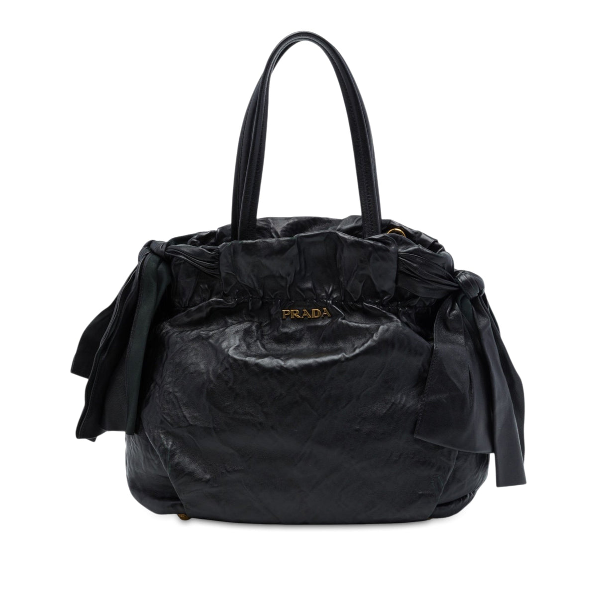 Prada Nappa Antique Bow Tote