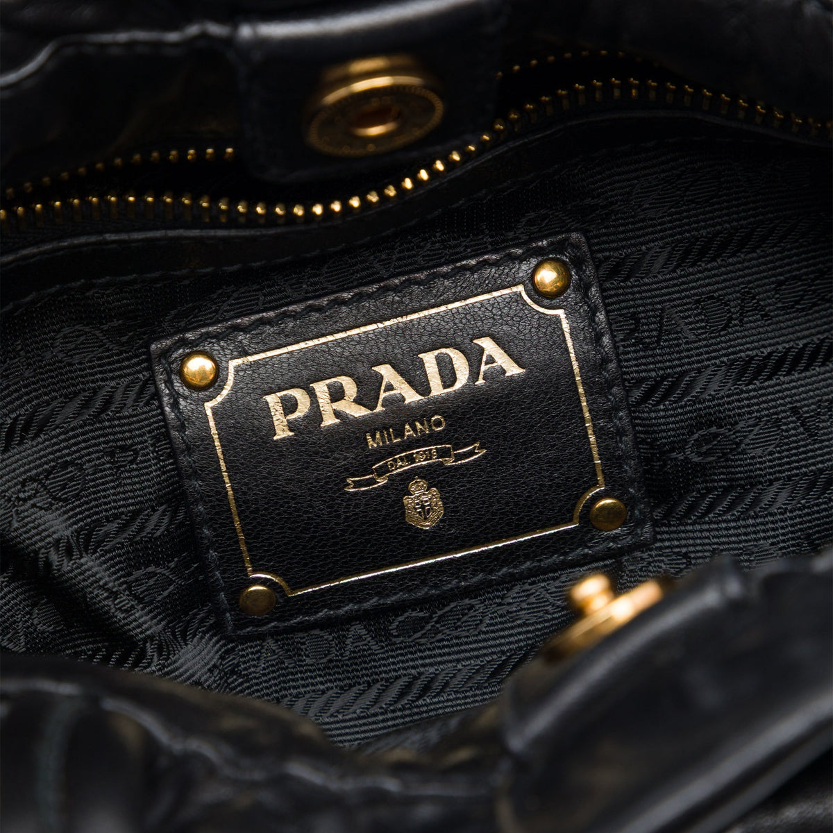 Prada Nappa Antique Bow Tote