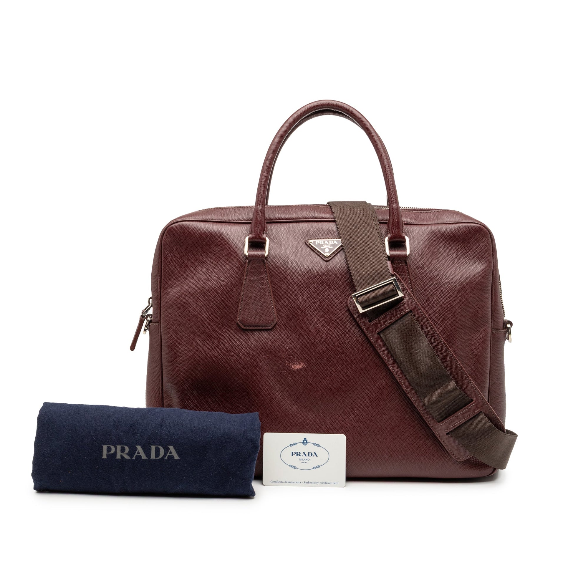 Prada Saffiano Business Bag
