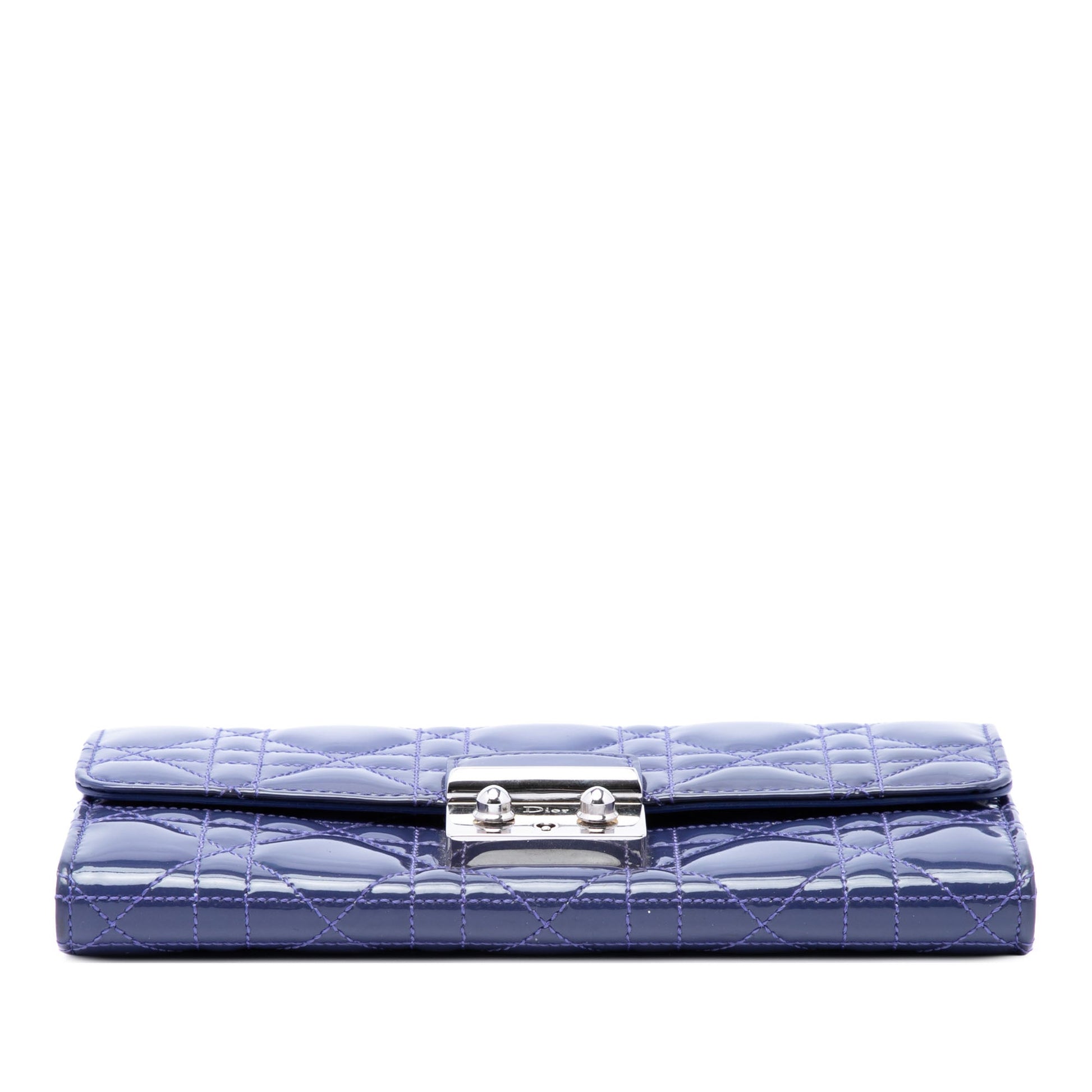 Dior Patent Cannage Miss Dior Wallet on Chain