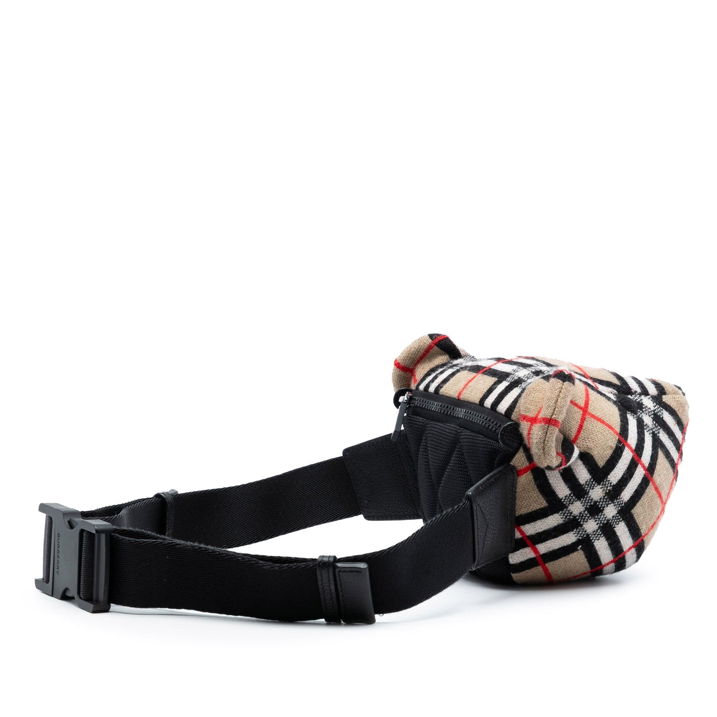Burberry Thomas Bear House Check Wool Bear Belt Bag