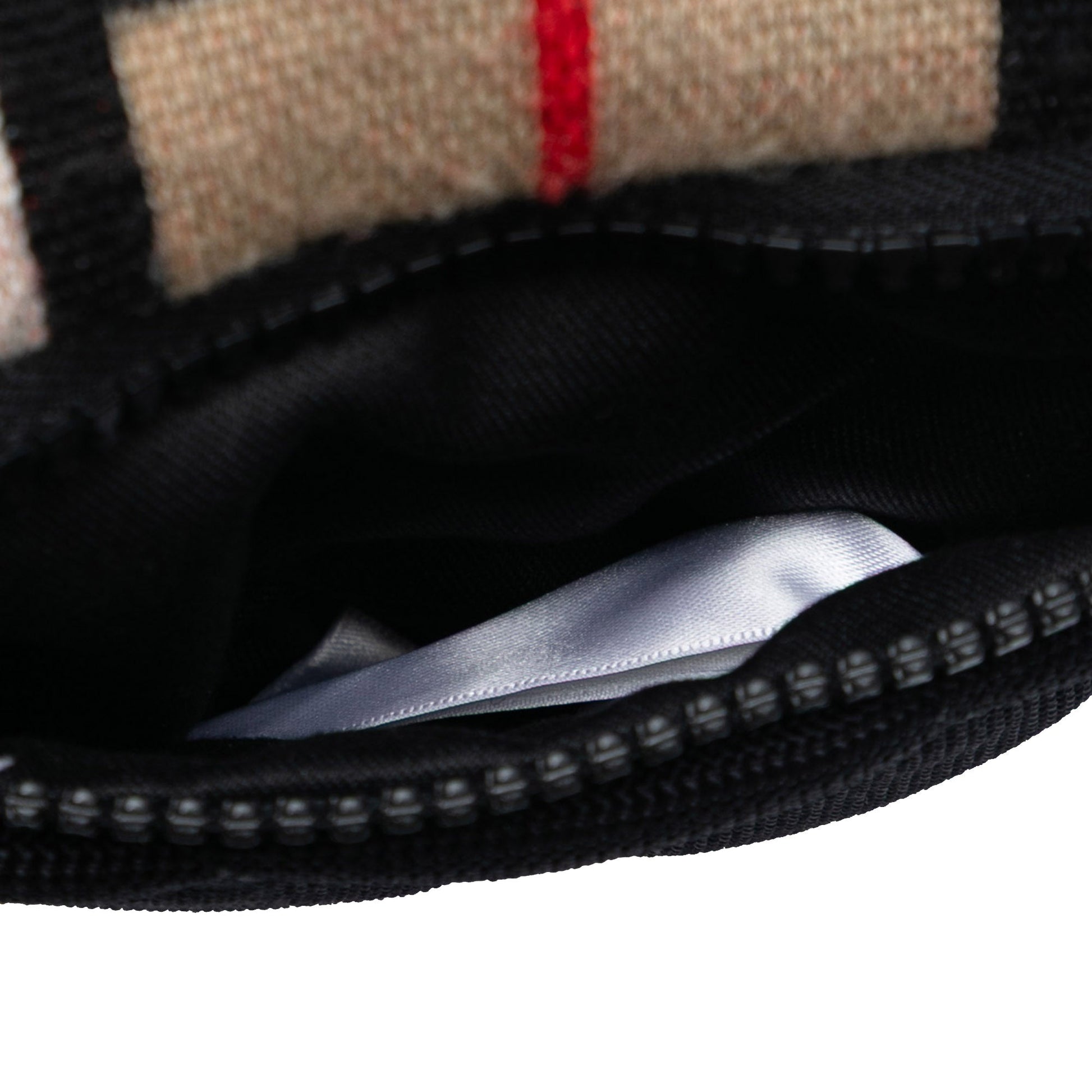 Burberry Thomas Bear House Check Wool Bear Belt Bag
