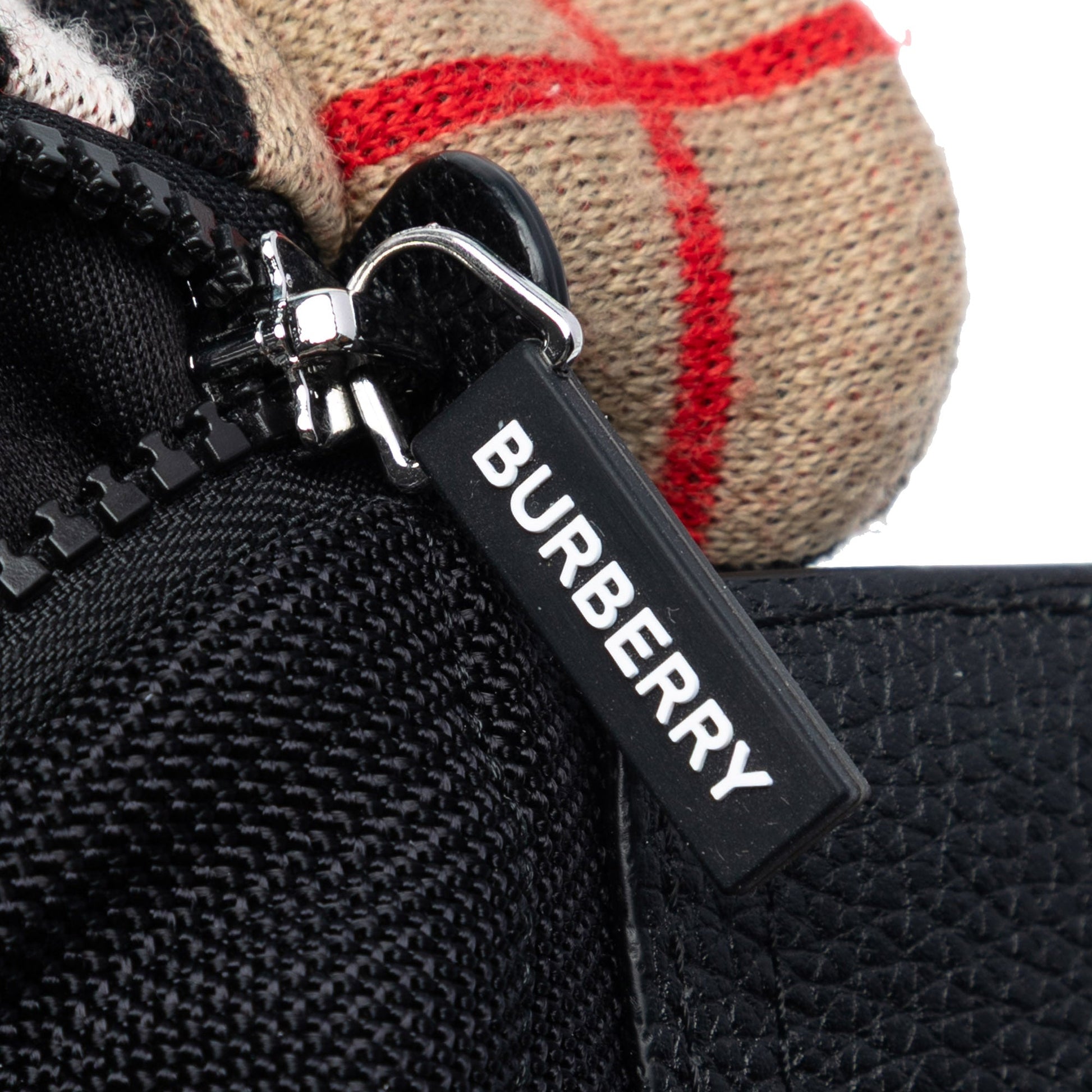 Burberry Thomas Bear House Check Wool Bear Belt Bag