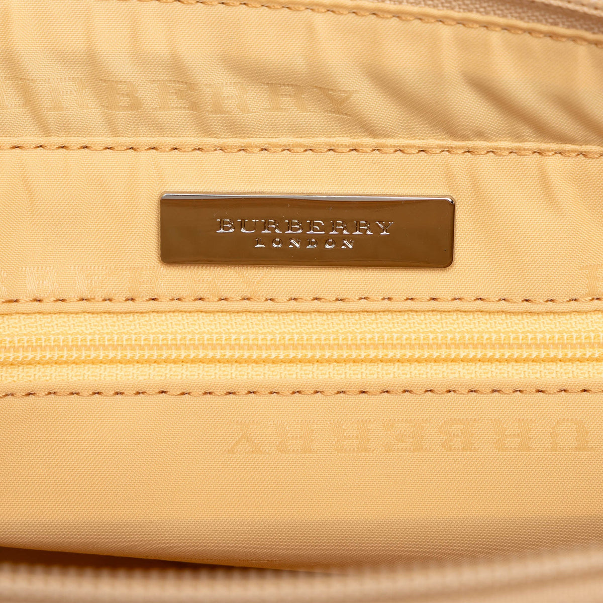 Burberry Stitched Supernova Check Satin Shoulder Bag — Green