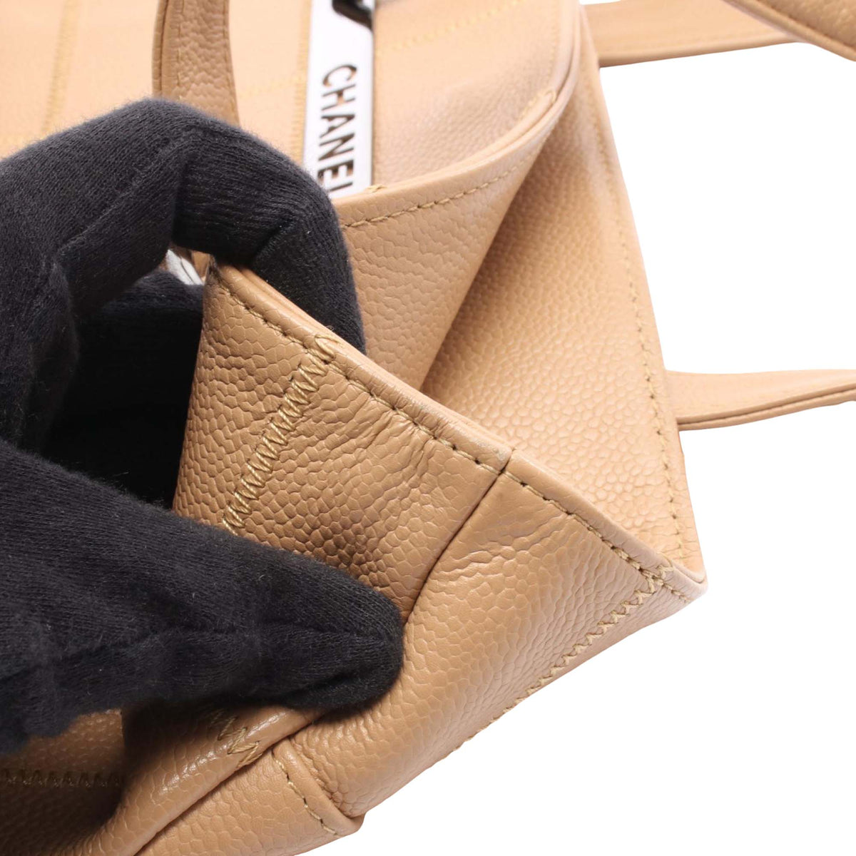 Chanel Choco Bar Caviar Tote