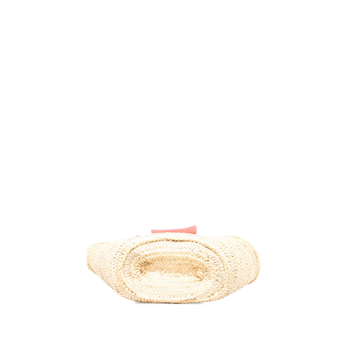 Jacquemus Straw Le Grand Panier Soli Satchel — Beige