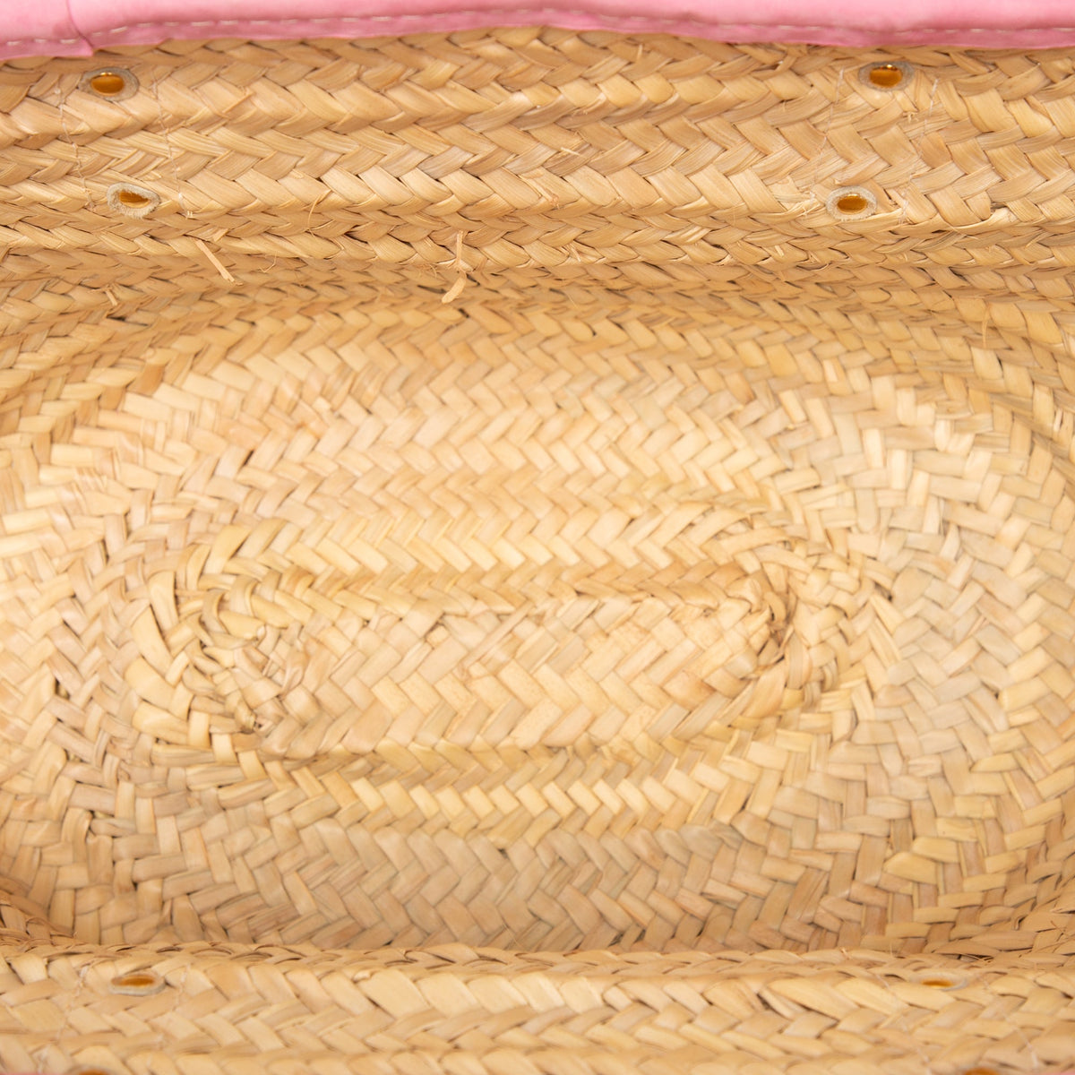 Jacquemus Straw Le Grand Panier Soli Satchel — Beige