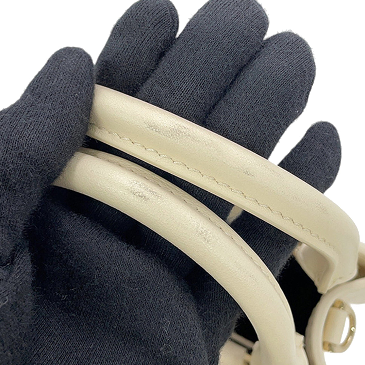 Bvlgari Mini Embossed Leather Logo Infinitum Satchel