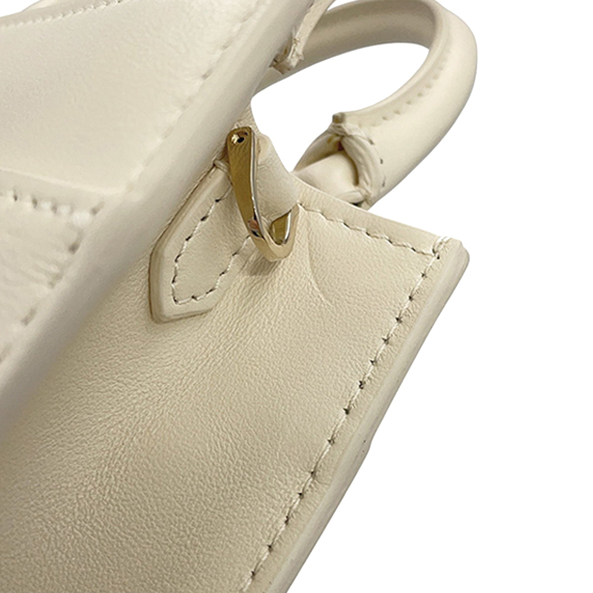 Bvlgari Mini Embossed Leather Logo Infinitum Satchel