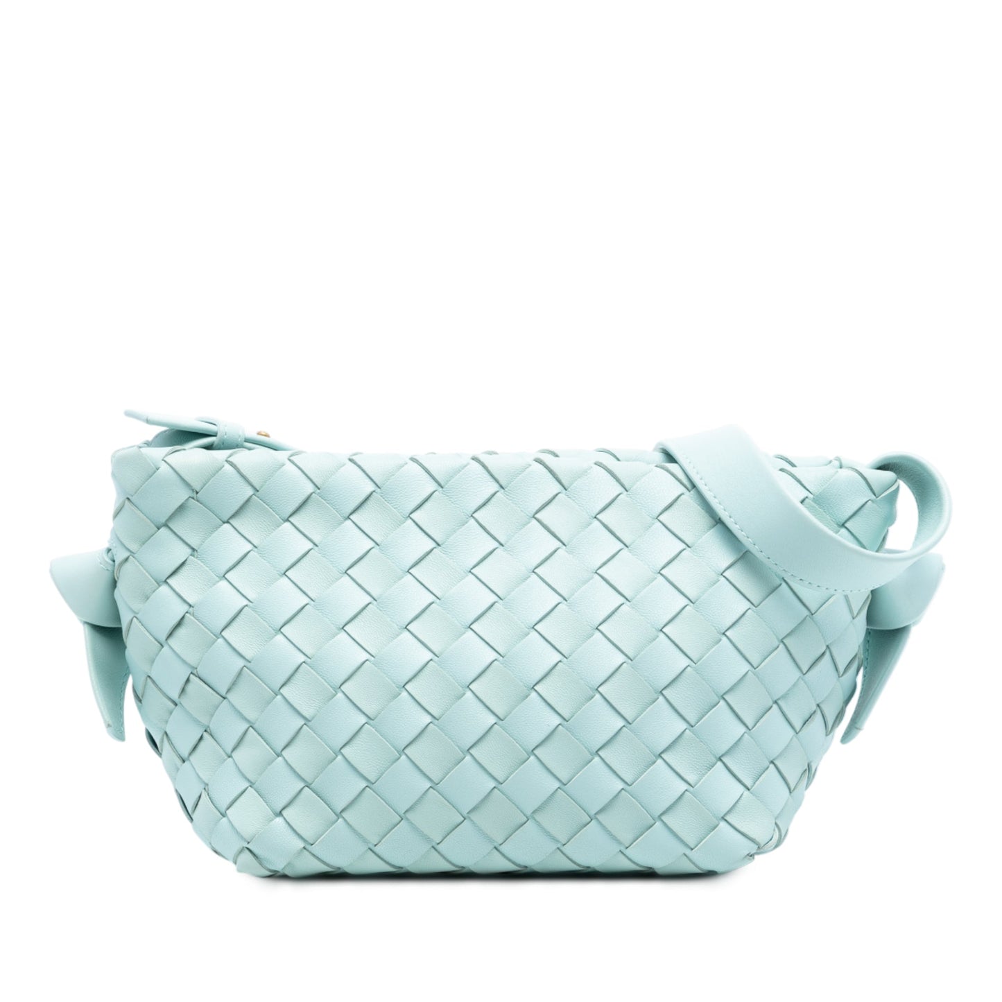 Bottega Veneta Lambskin Intrecciato Tie Shoulder Bag