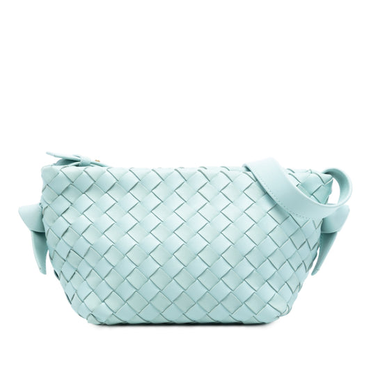 Bottega Veneta Lambskin Intrecciato Tie Shoulder Bag