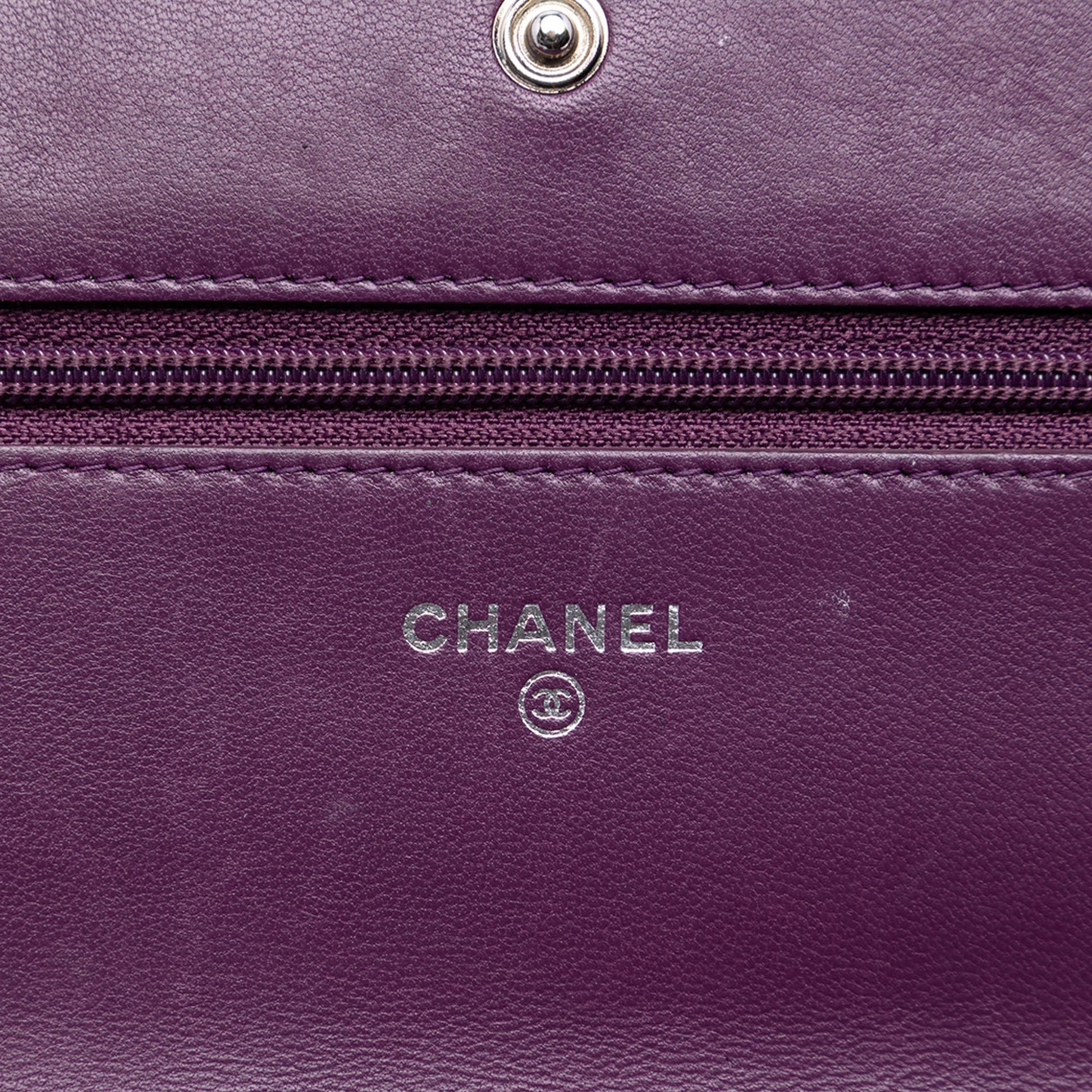 Chanel Quilted Lambskin Boy Wallet on Chain