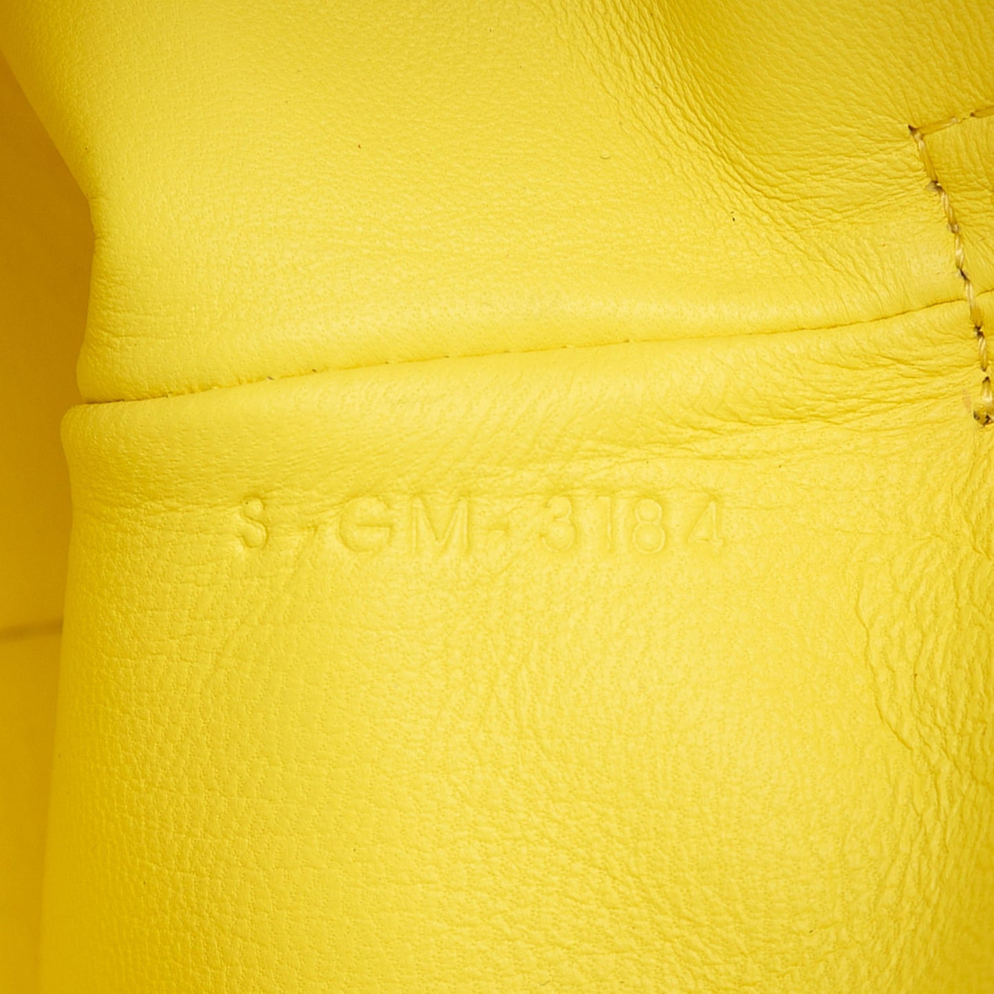 Bicolor Leather Solo Clutch
