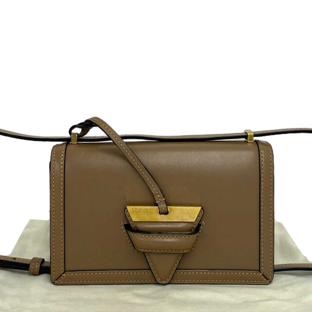 LOEWE Small Leather Barcelona Crossbody