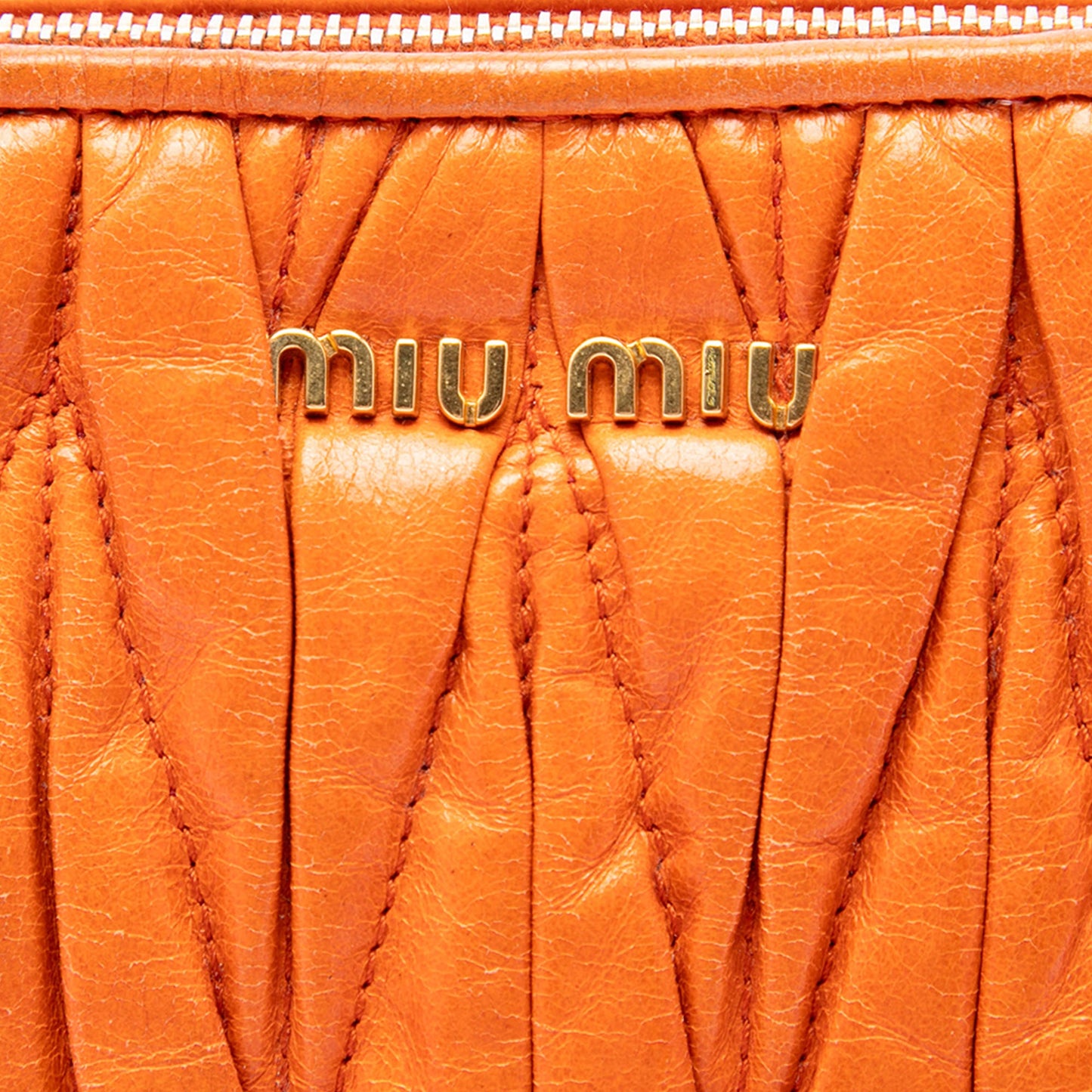 Miu Miu Matelasse Nappa Lux Charm Shoulder Bag