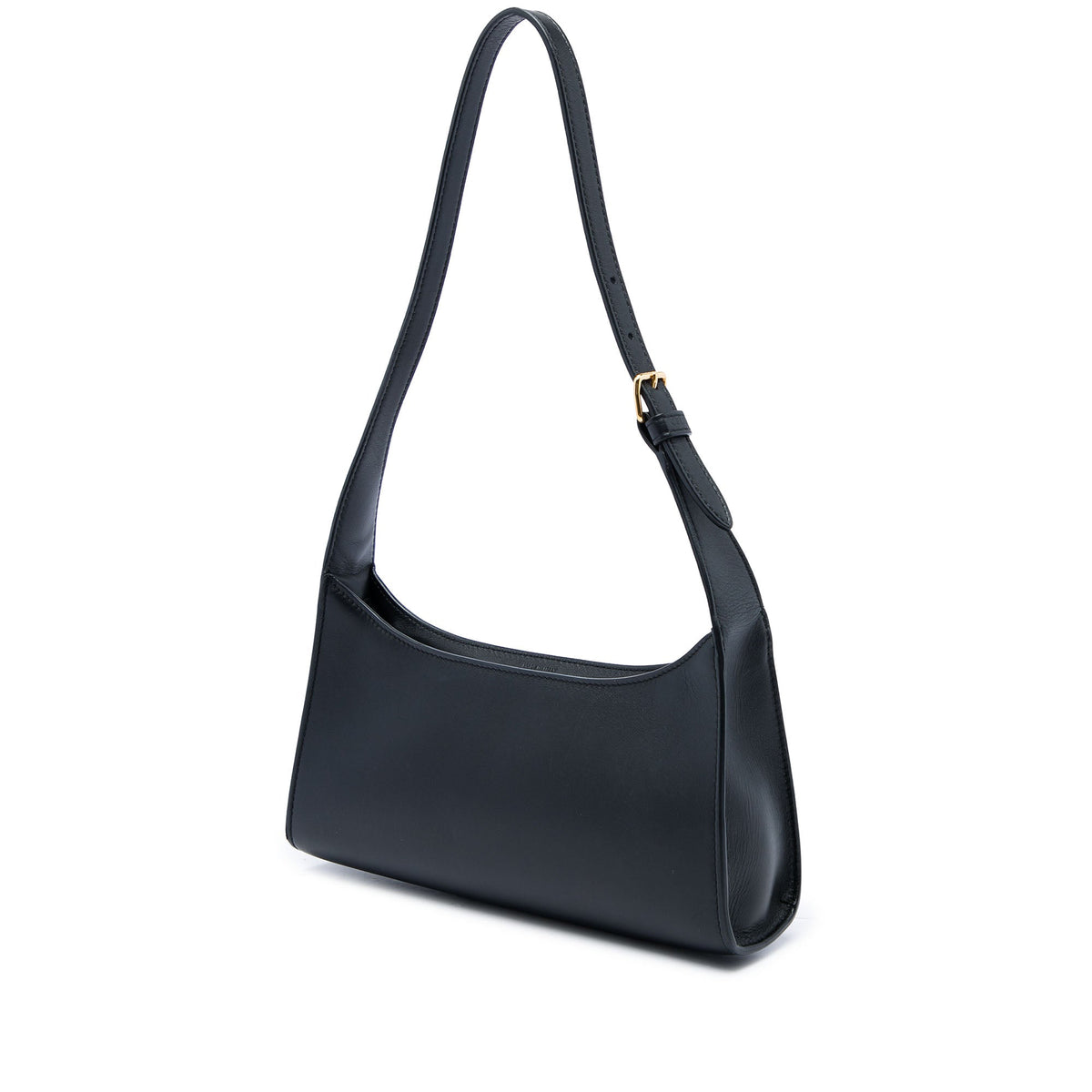 Celine Smooth Calfskin Cuir Triomphe Shoulder Bag — Black