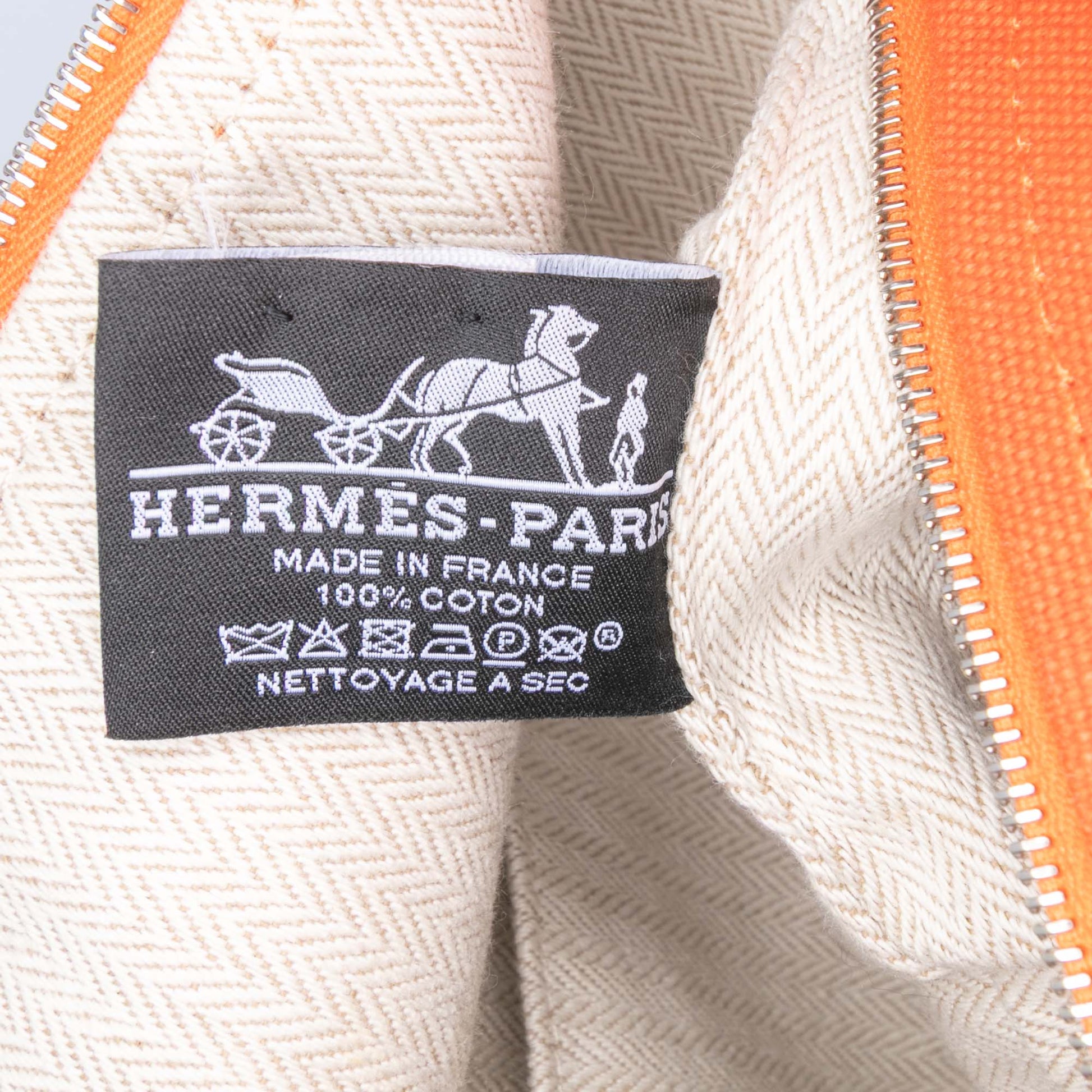 Hermès Large Toile Bride A Brac