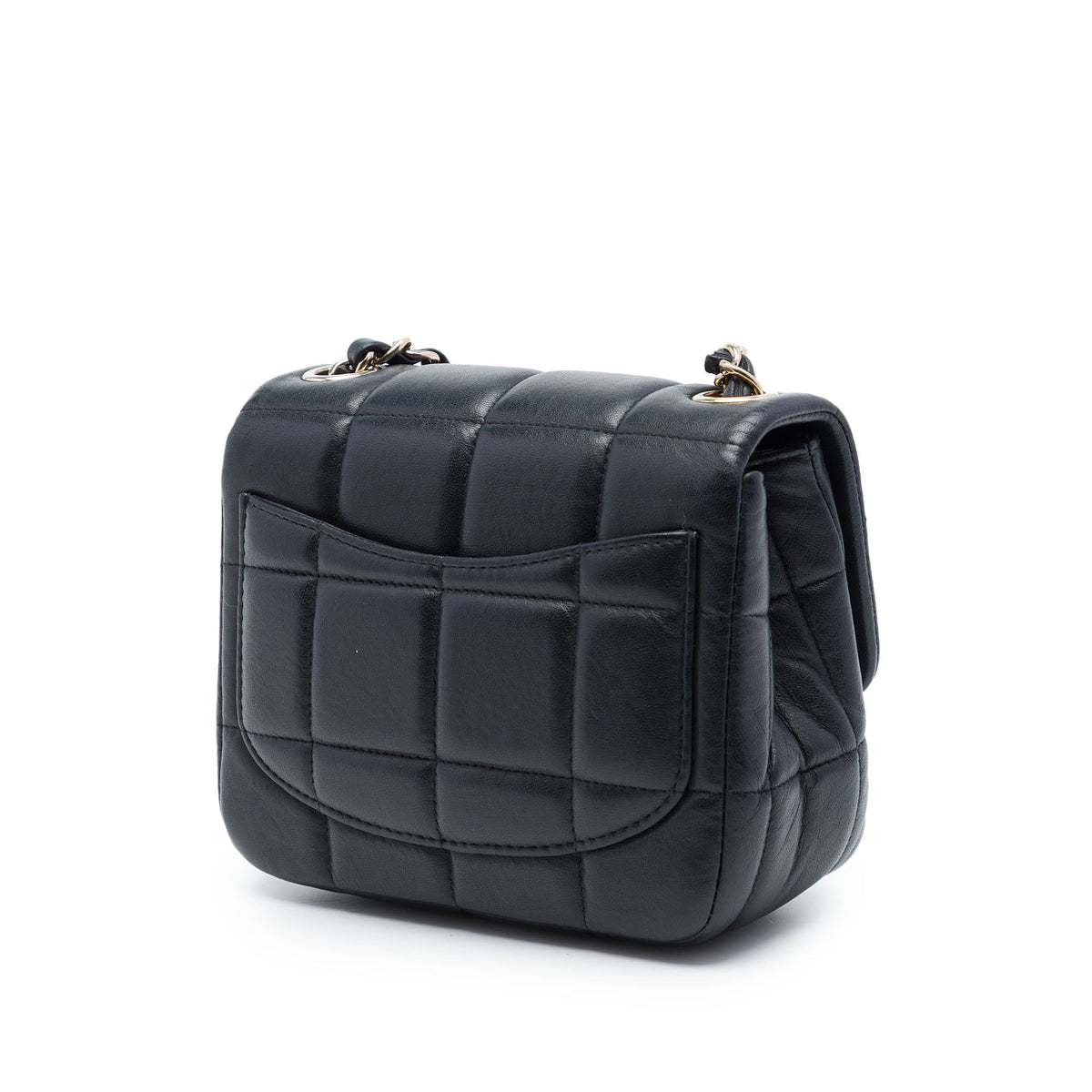 Chanel Mini Quilted Lambskin Resin Crystal Square Monacoco Flap