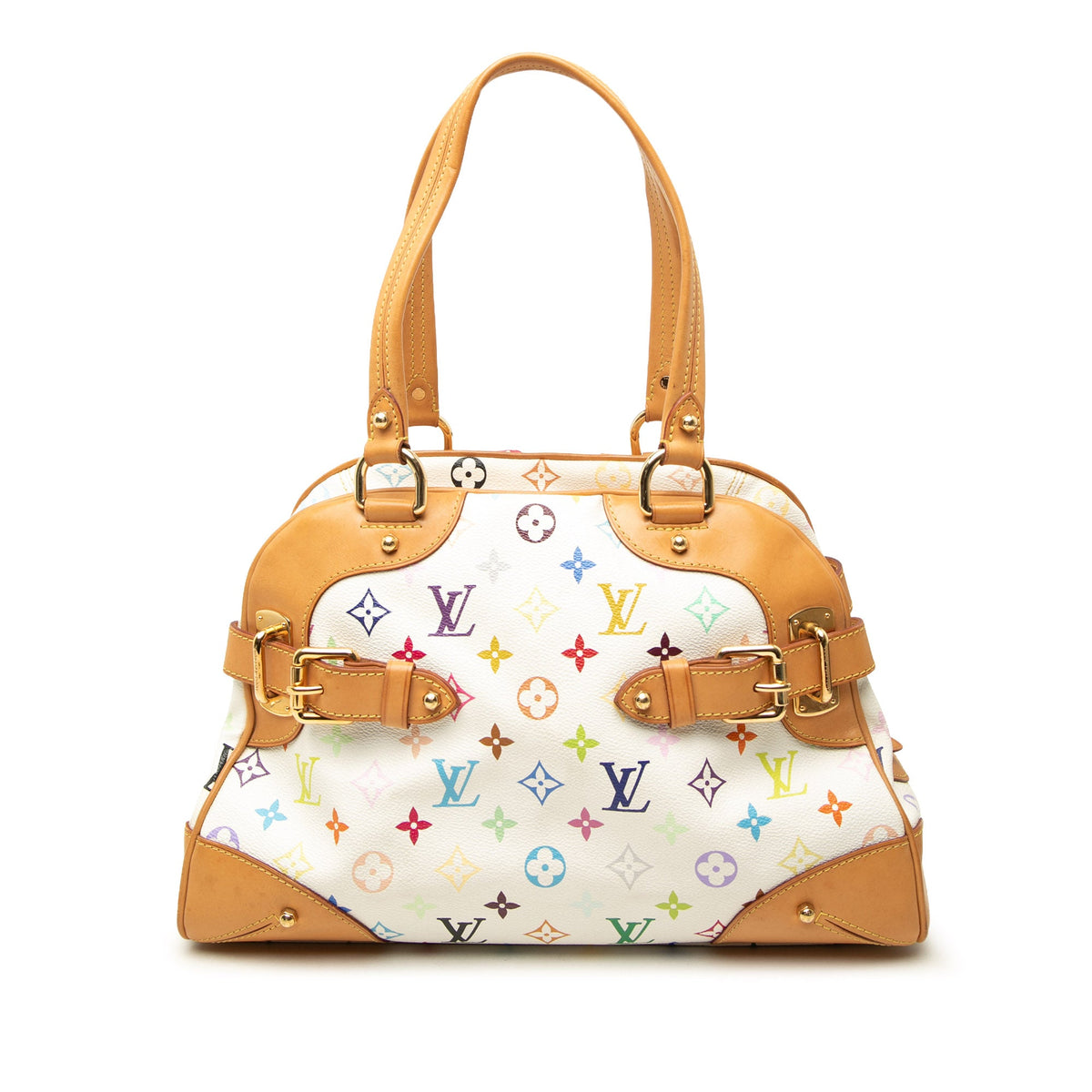Louis Vuitton Monogram Multicolore Claudia — White