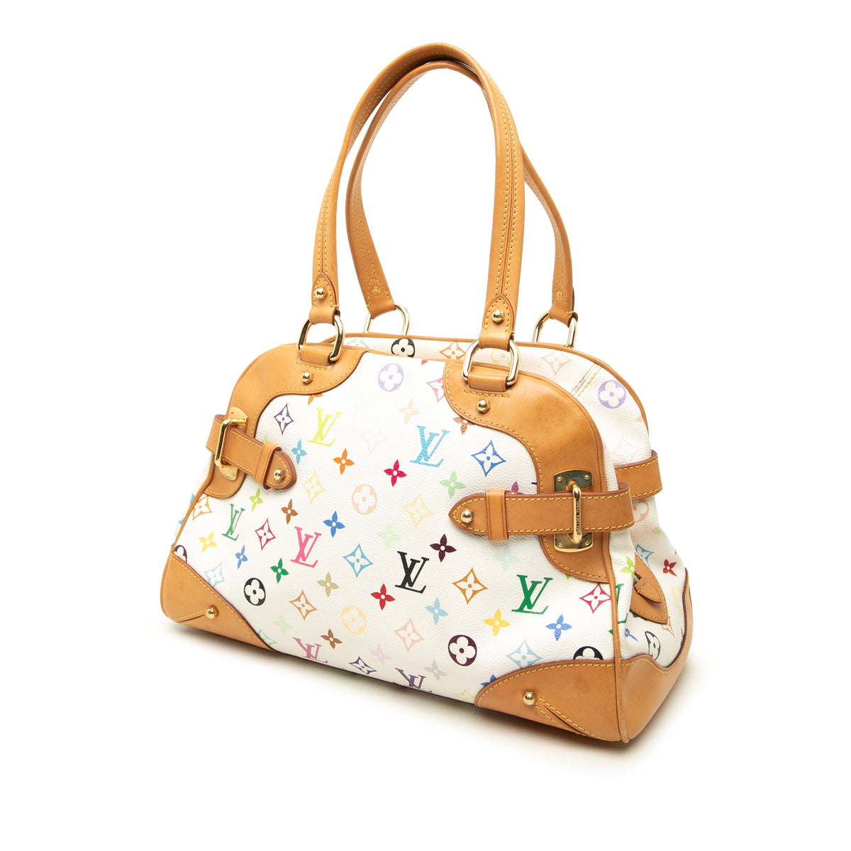 Louis Vuitton Monogram Multicolore Claudia — White