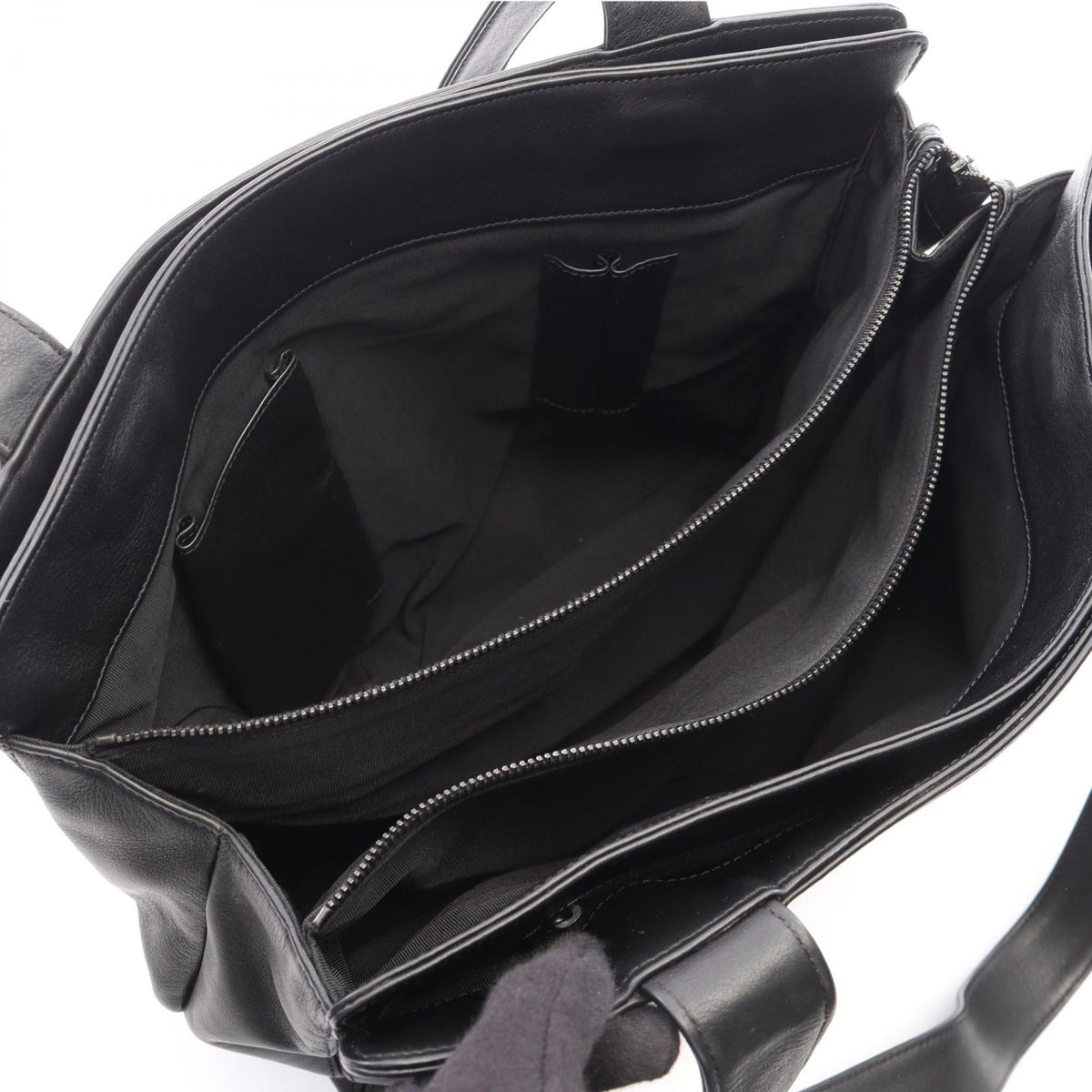 Chanel CC Lambskin Leather Tote Bag