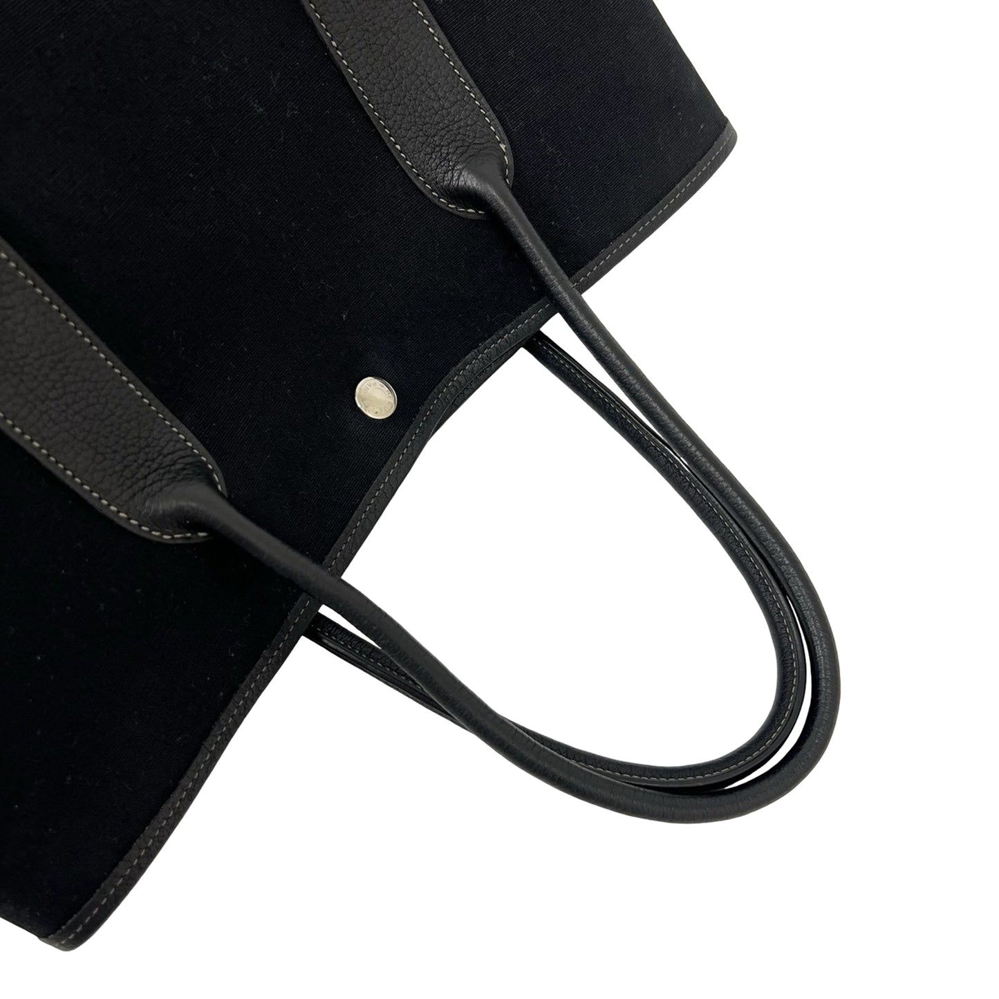 Hermès HERMES Garden party PM Tote Bag Tower ash Buffl black 44610