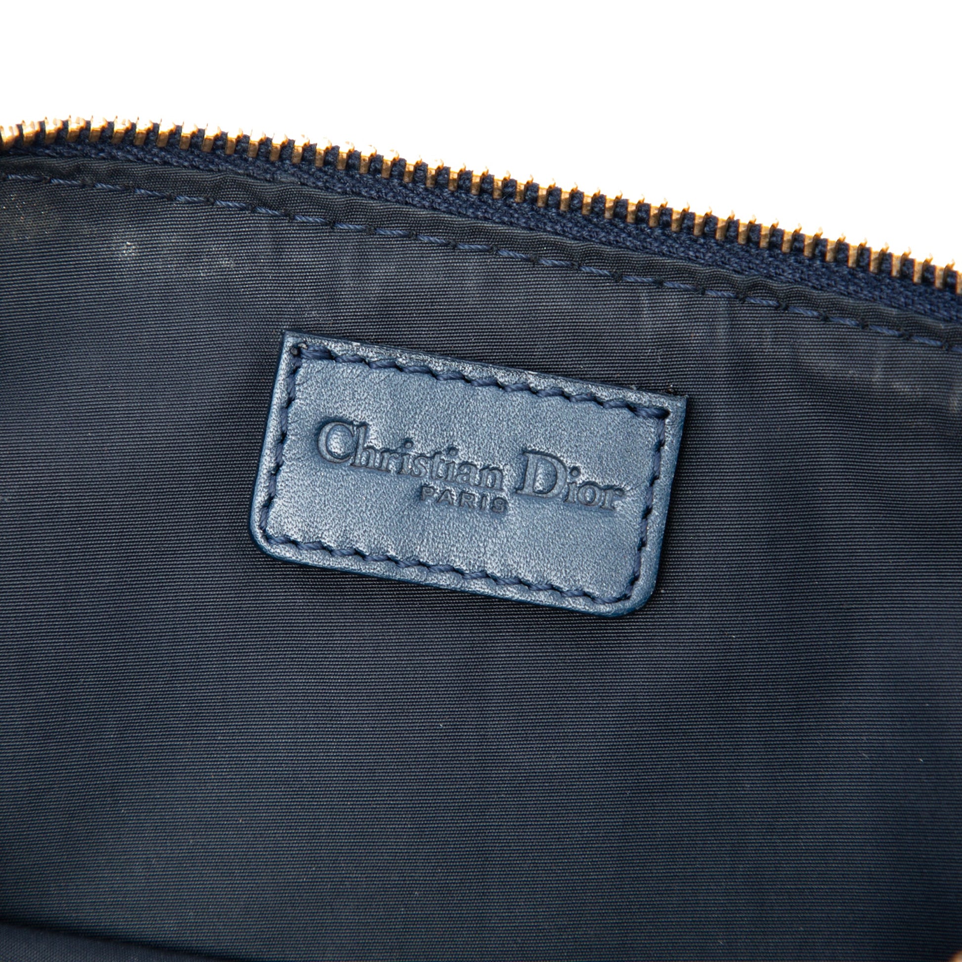 Dior Mini Diorissimo Canvas Saddle Pochette