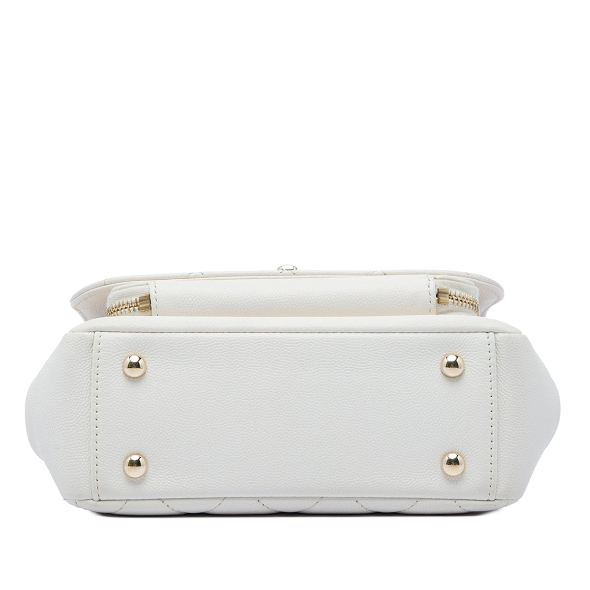 Chanel Small Quilted Caviar Business Affinity Top Handle Flap