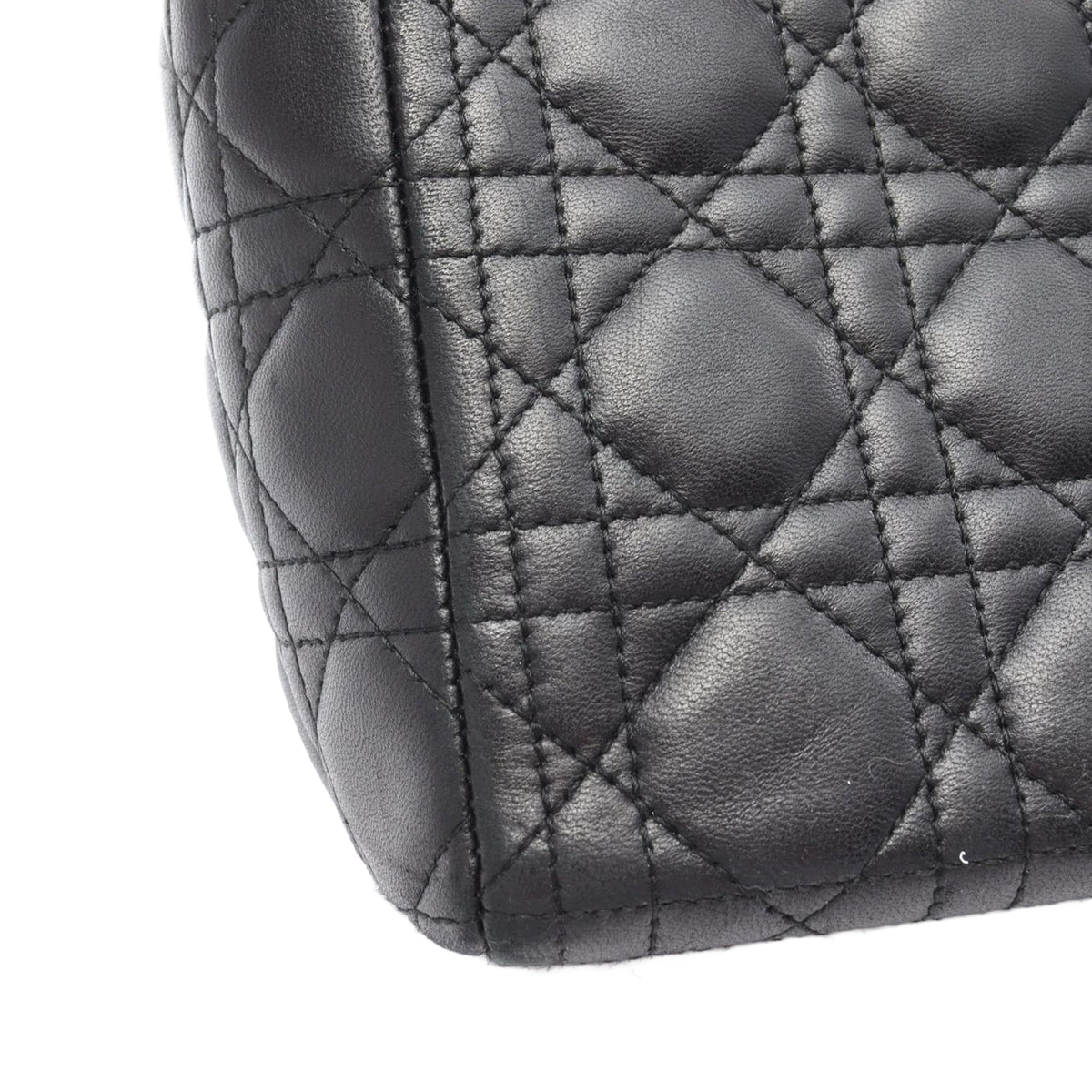 Dior Large Lambskin Cannage Lady Dior