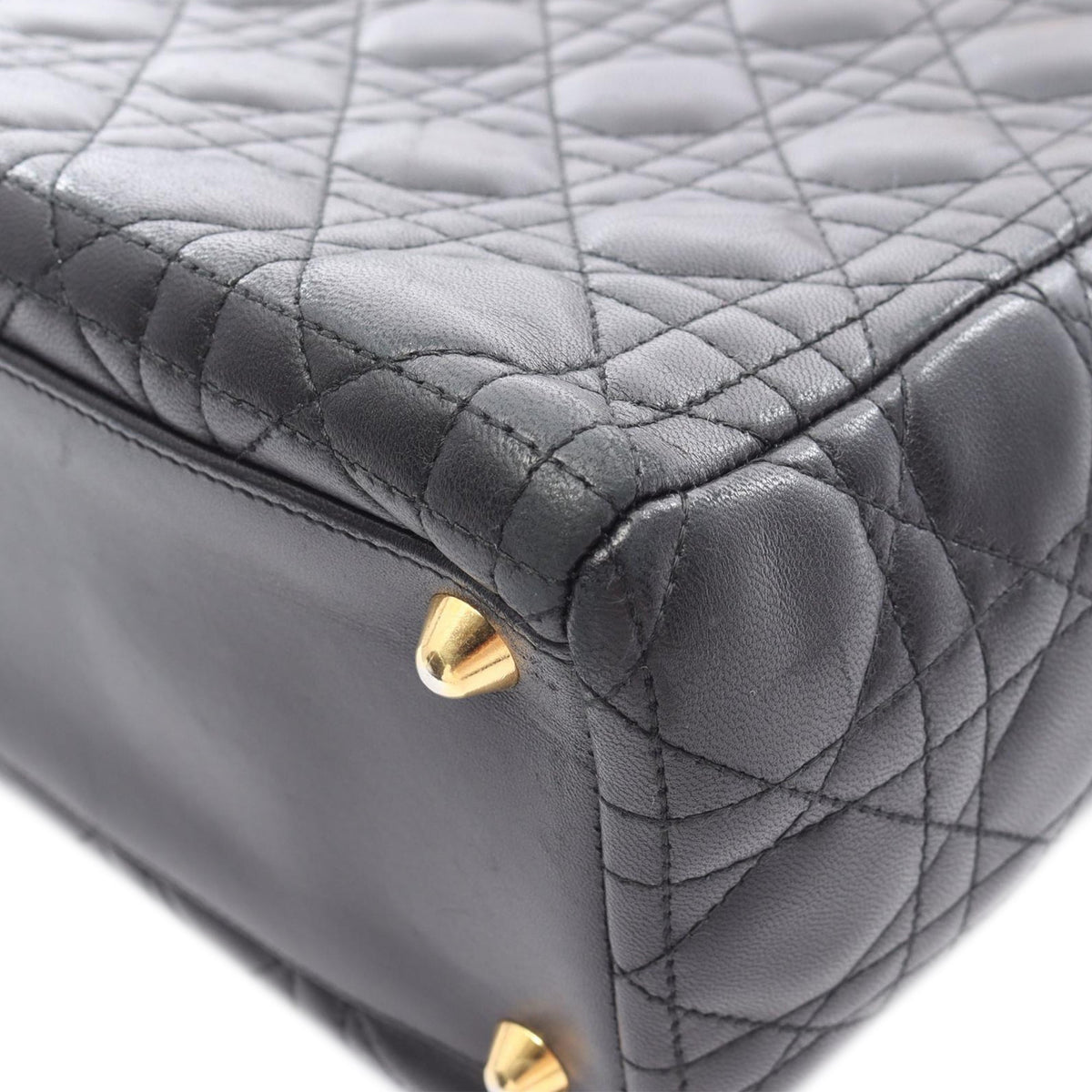 Dior Large Lambskin Cannage Lady Dior