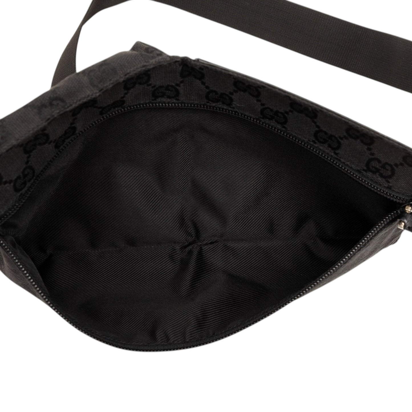 Gucci GG Canvas Double Pocket Belt Bag