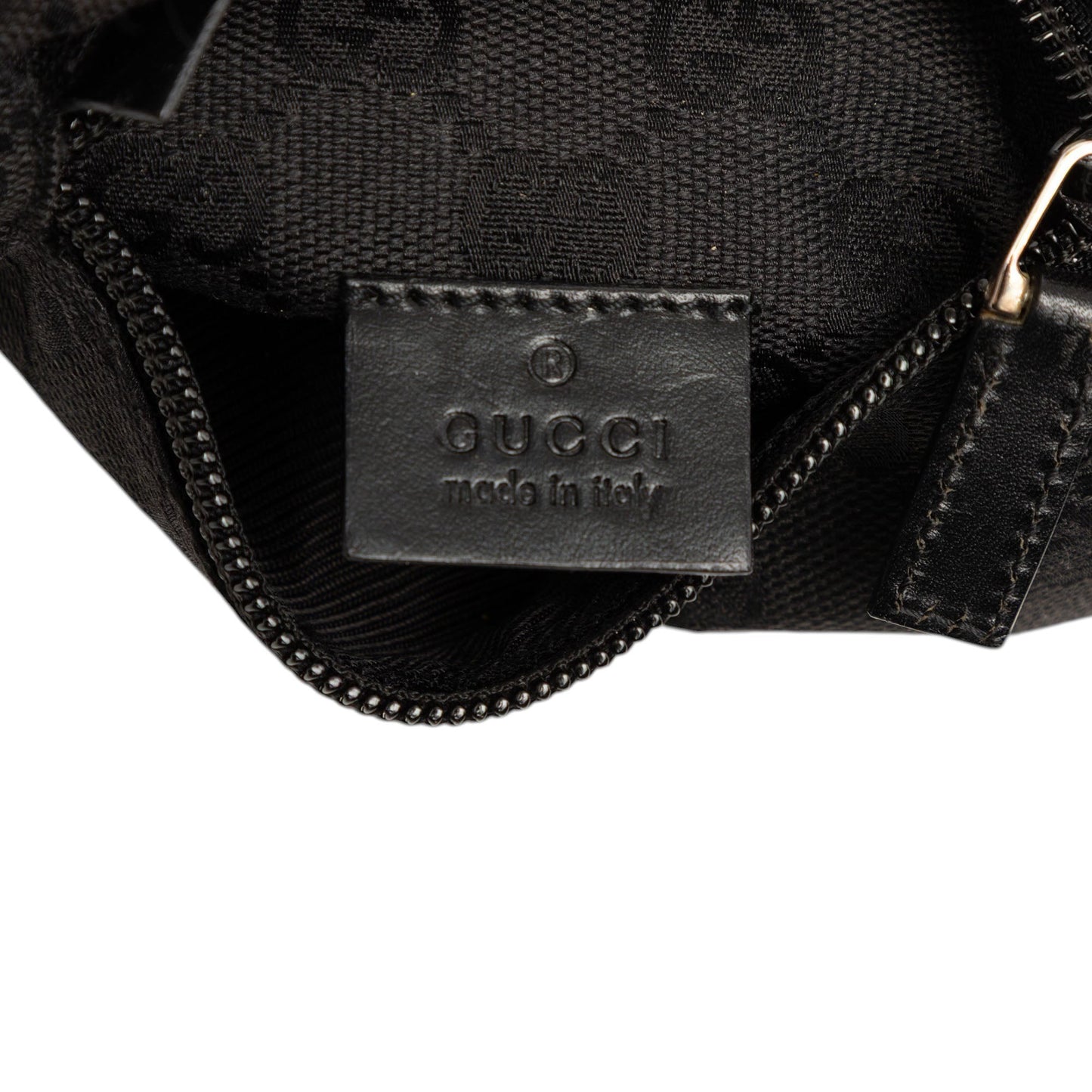Gucci GG Canvas Double Pocket Belt Bag