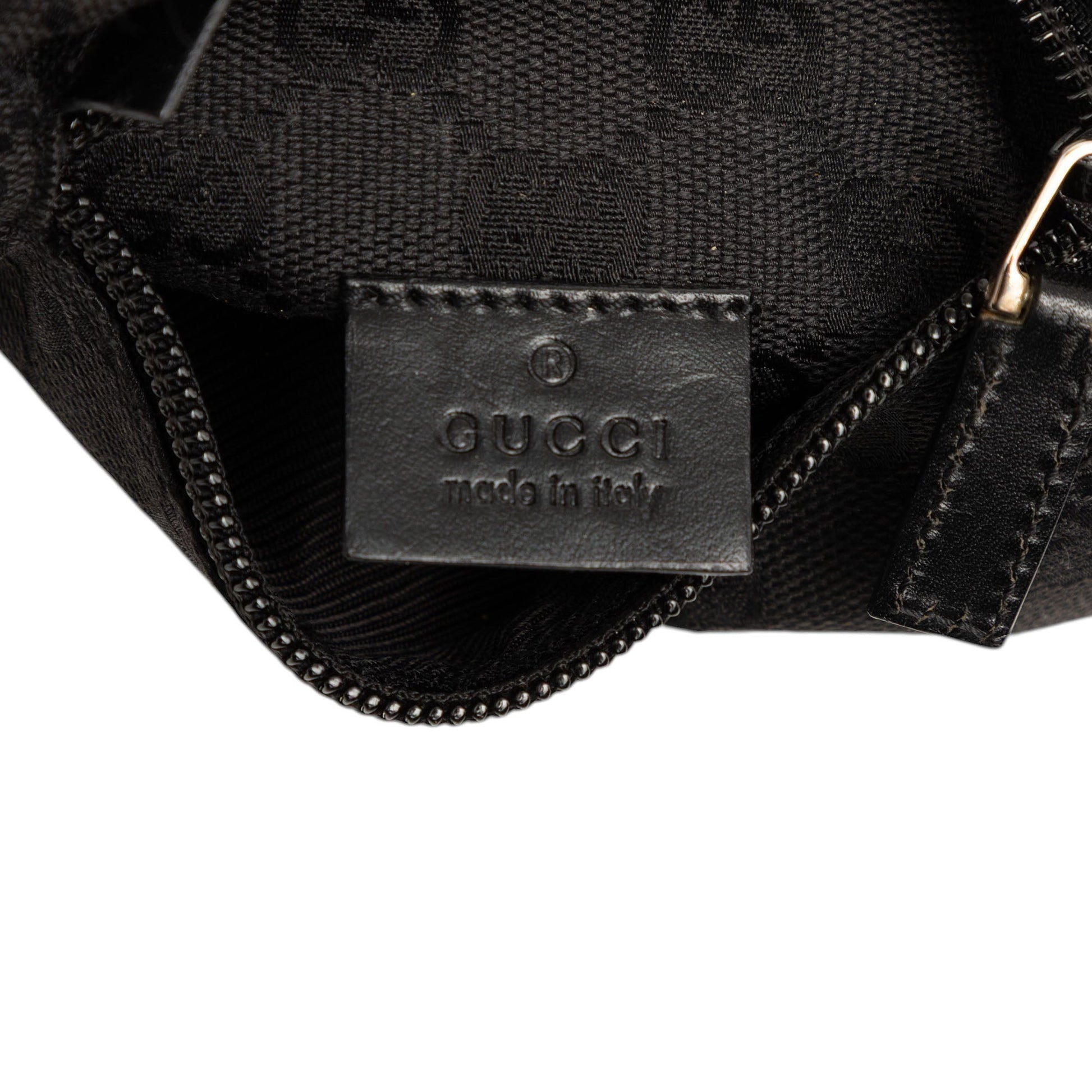 Gucci GG Canvas Double Pocket Belt Bag
