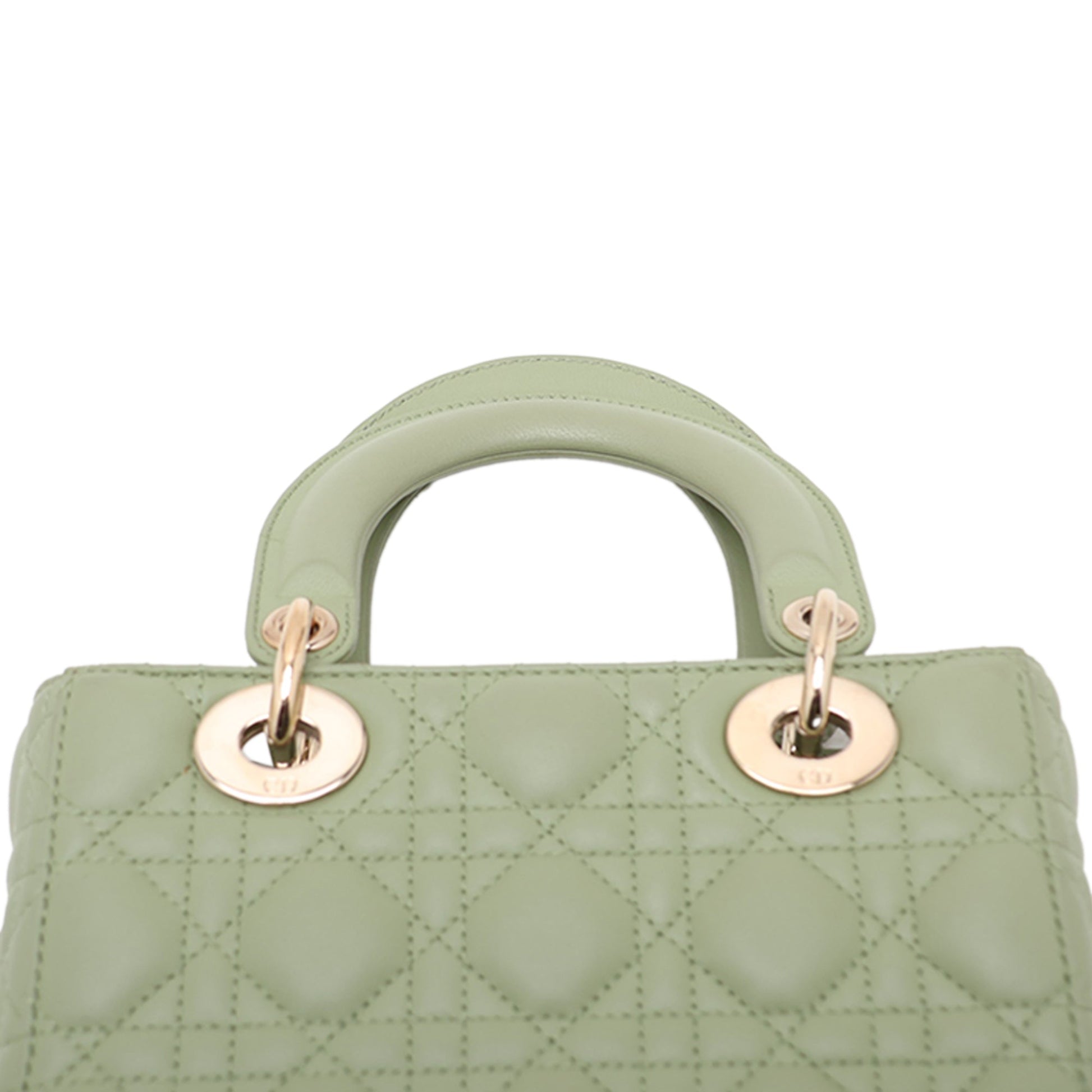 Dior Small Lambskin Cannage Lady Dior