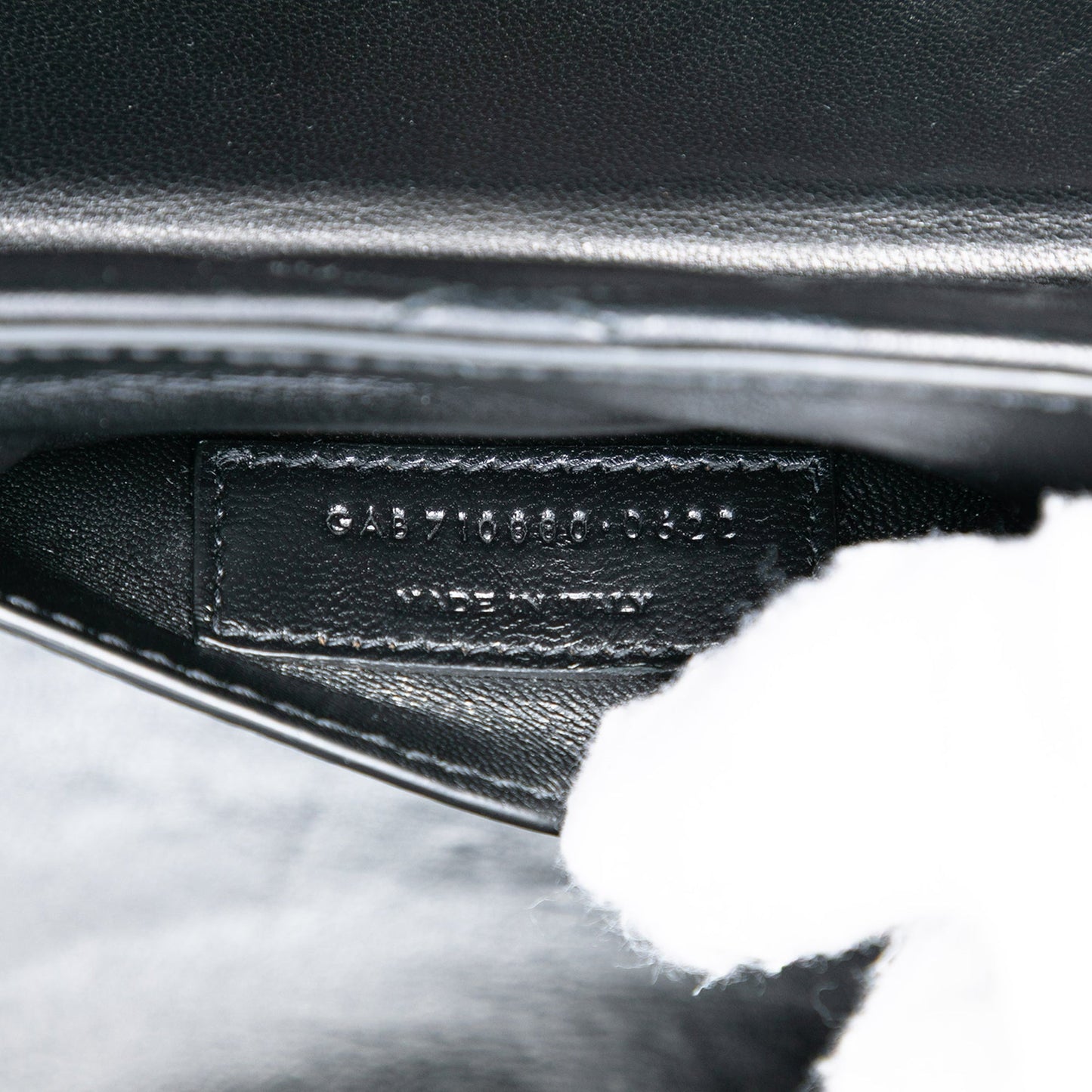 Saint Laurent Quilted Lambskin Monogram June Box Bag