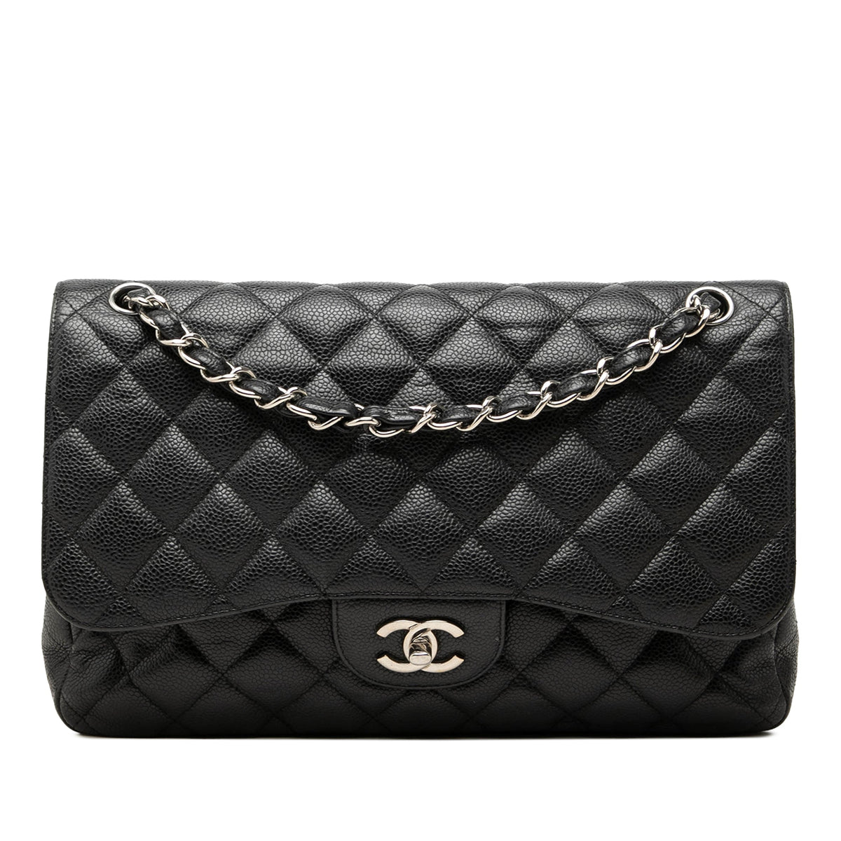 Chanel Jumbo Classic Caviar Double Flap