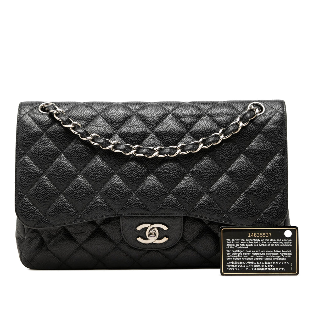 Chanel Jumbo Classic Caviar Double Flap