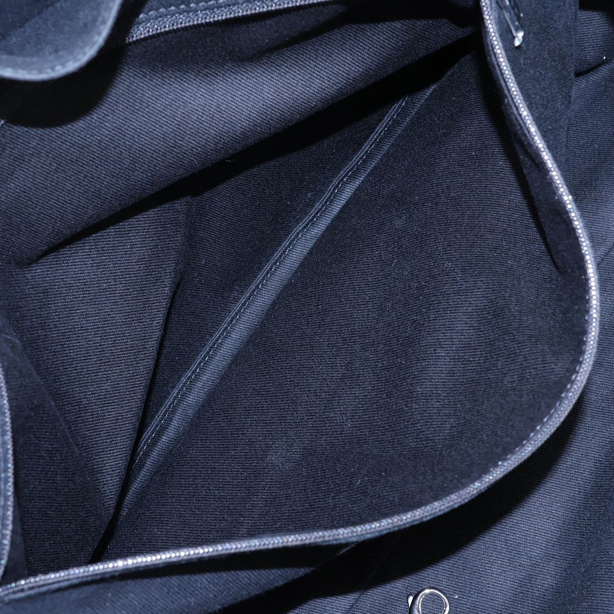 Chanel Large Canvas Double Face Shopping Tote — Black